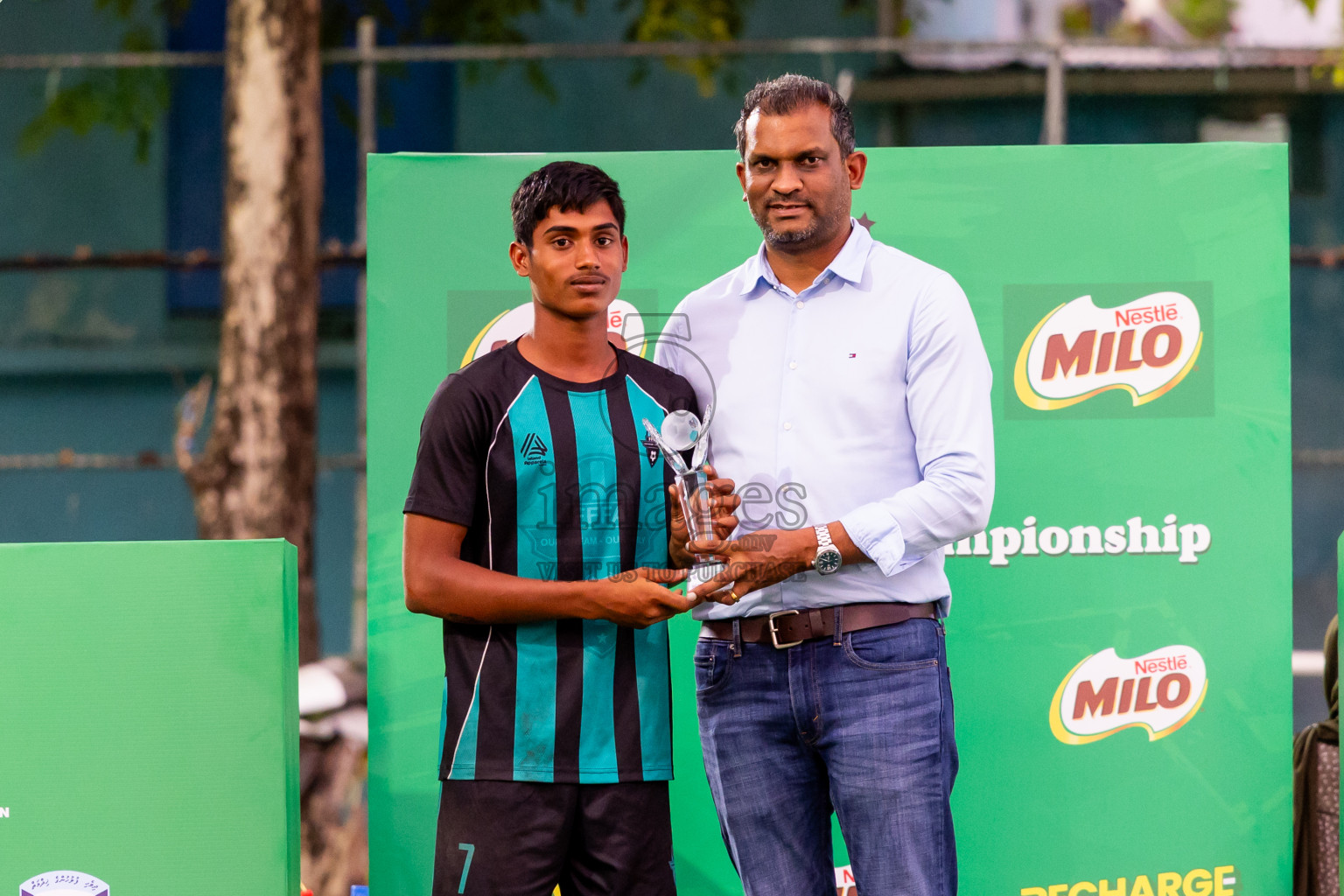 Day 5 of MILO Academy Championship 2025 (U14) was held on Monday, 3rd November 2025 at Henveiru Football Grounds, Male', Maldives . Photos: Nausham Waheed / images.mv