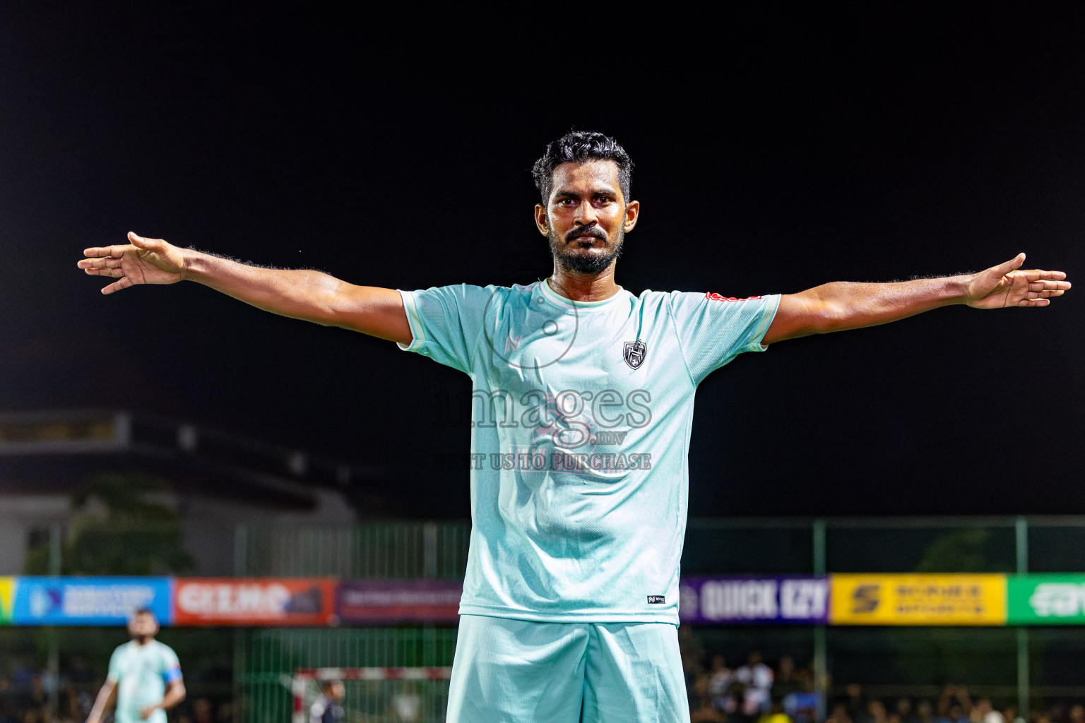 Lh Hinnavaru vs Lh Naifaru in Day 15 of Golden Futsal Challenge 2025 was held on Sunday, 19th January 2025, in Hulhumale', Maldives. Photos: Nausham Waheed / images.mv