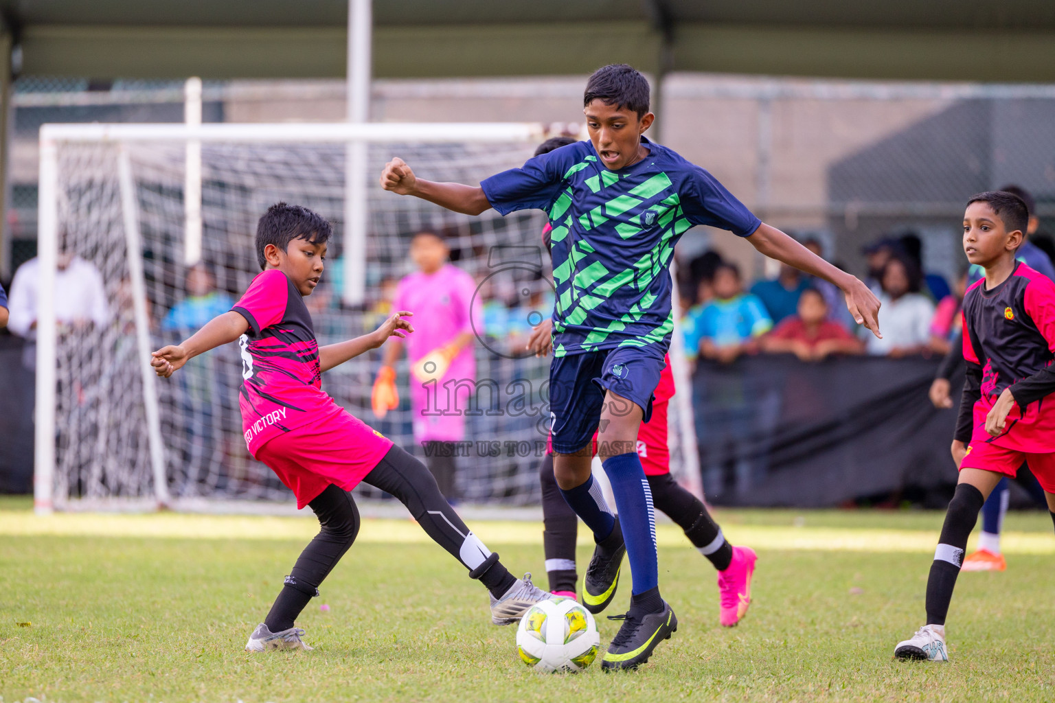 Day 1 of MILO Academy Championship 2024 - U12 was held at Henveiru Grounds in Male', Maldives on Thursday, 4th July 2024. 
Photos: Ismail Thoriq / images.mv