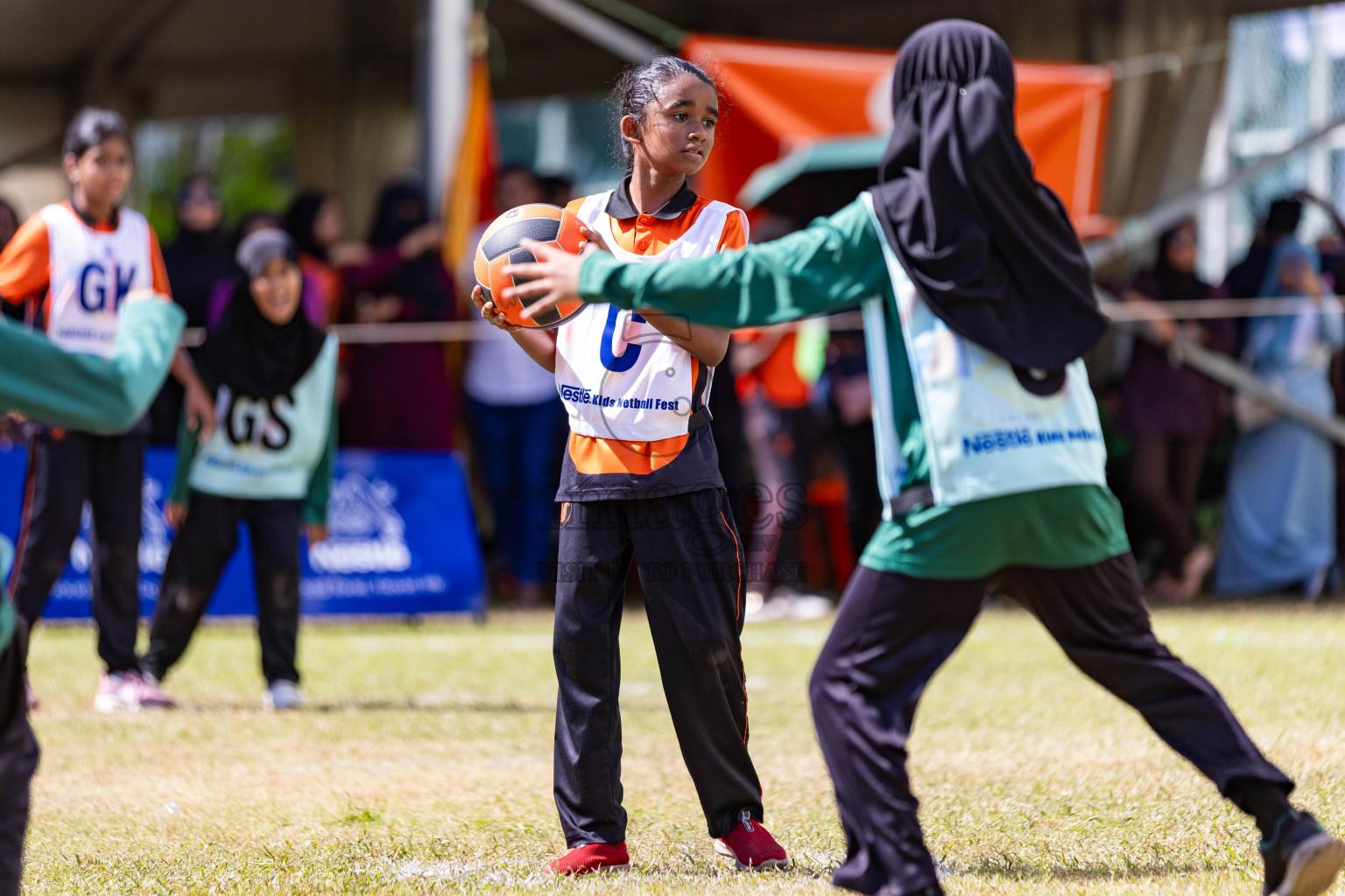 Day 3 of Nestle' Kids Netball Fiesta 2023 held in Henveyru Stadium, Male', Maldives on Saturday, 2nd December 2023. Photos by Nausham Waheed / Images.mv