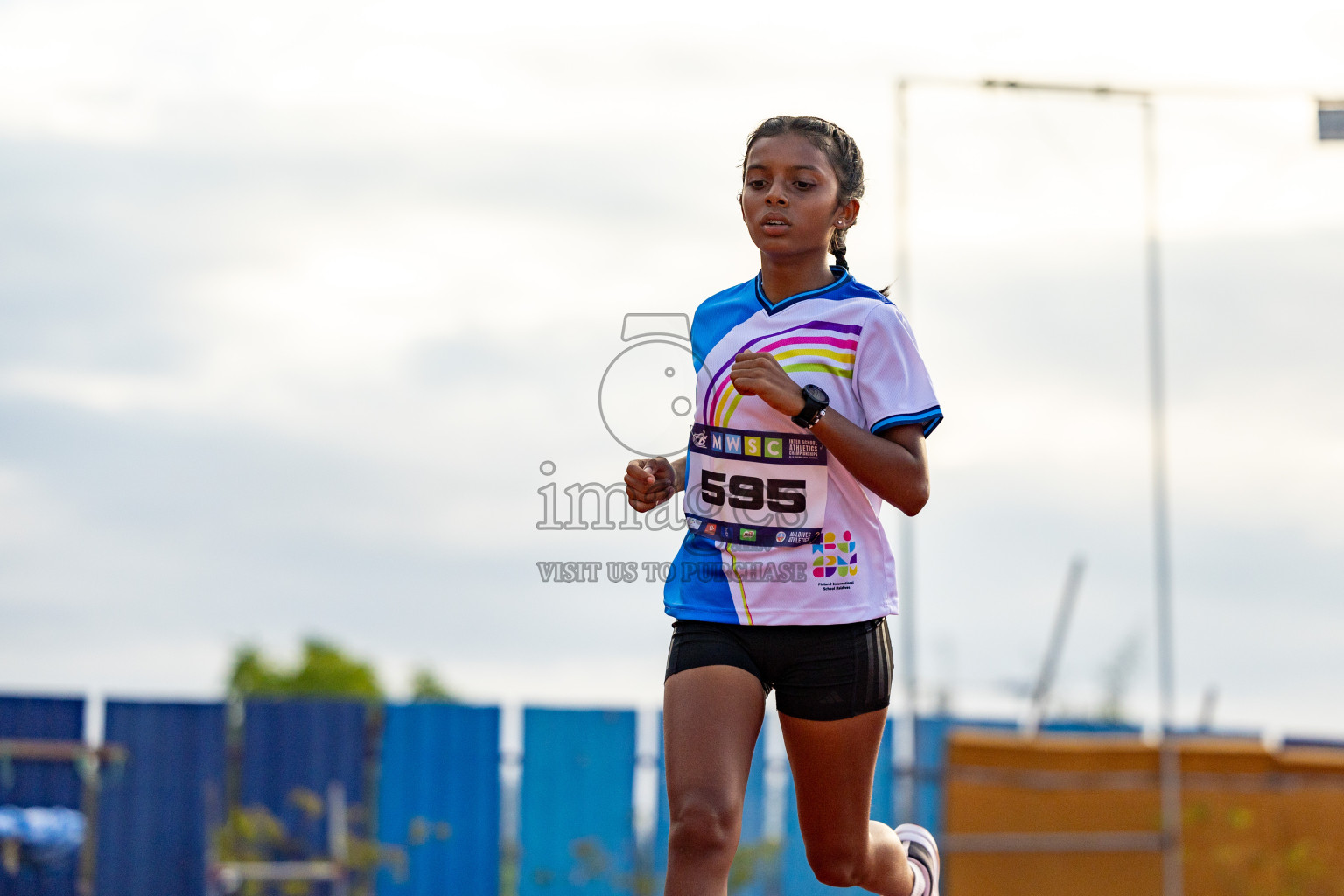 Day 2 of MWSC Interschool Athletics Championships 2024 held in Hulhumale Running Track, Hulhumale, Maldives on Sunday, 10th November 2024. 
Photos by: Hassan Simah / Images.mv