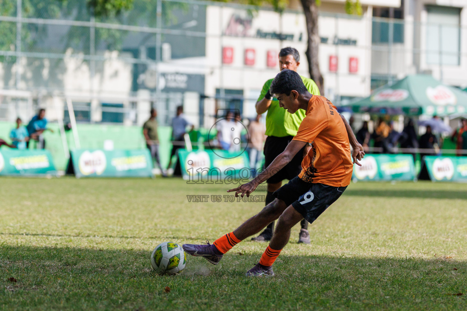 Day 4 of MILO Academy Championship 2025 (U14) was held on Sunday, 2nd November 2025 at Henveiru Football Grounds, Male', Maldives . 
Photos: Hassan Simah / images.mv