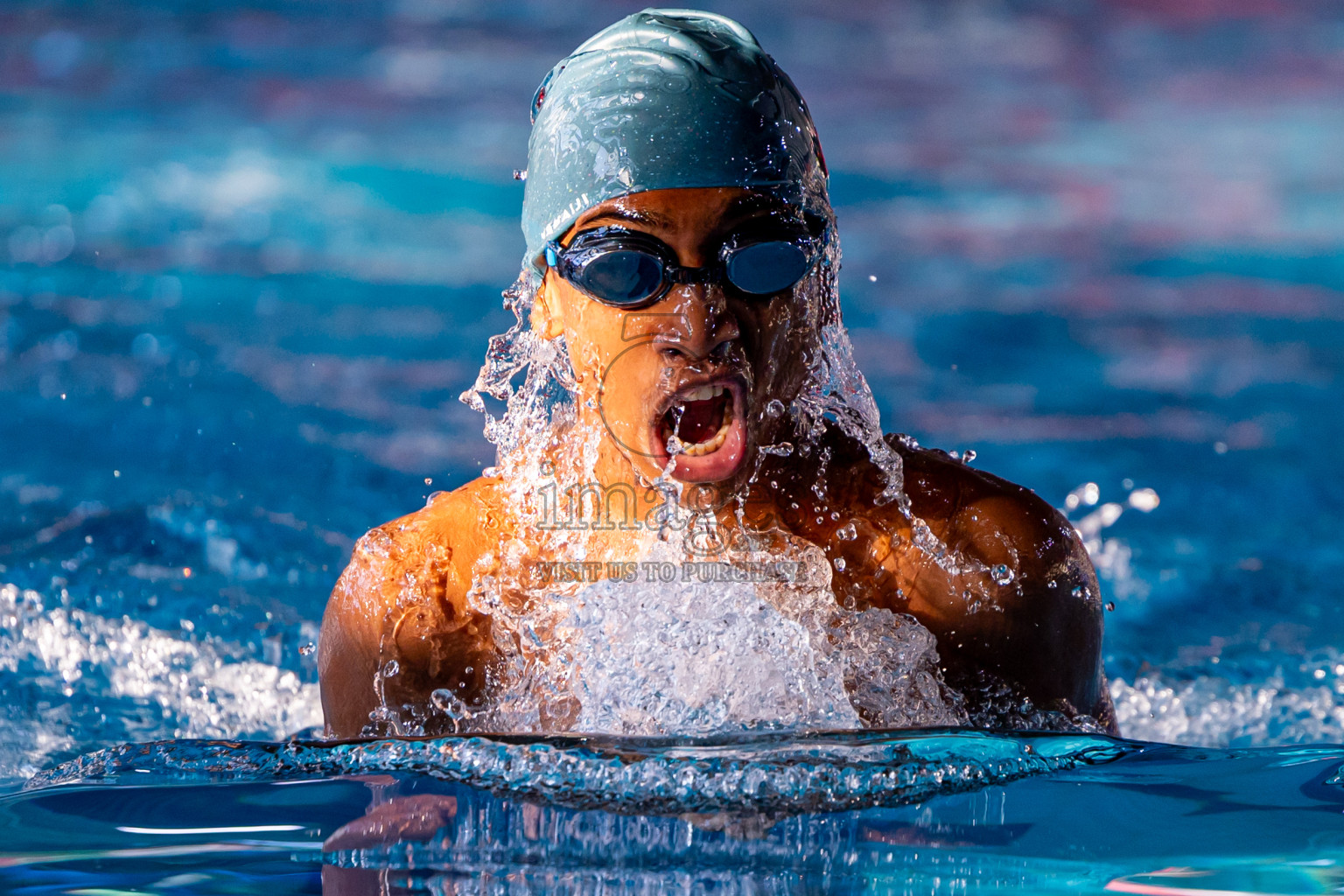 Day 1 of National Swimming Championship 2024 held in Hulhumale', Maldives on Friday, 13th December 2024. Photos: Nausham Waheed / images.mv