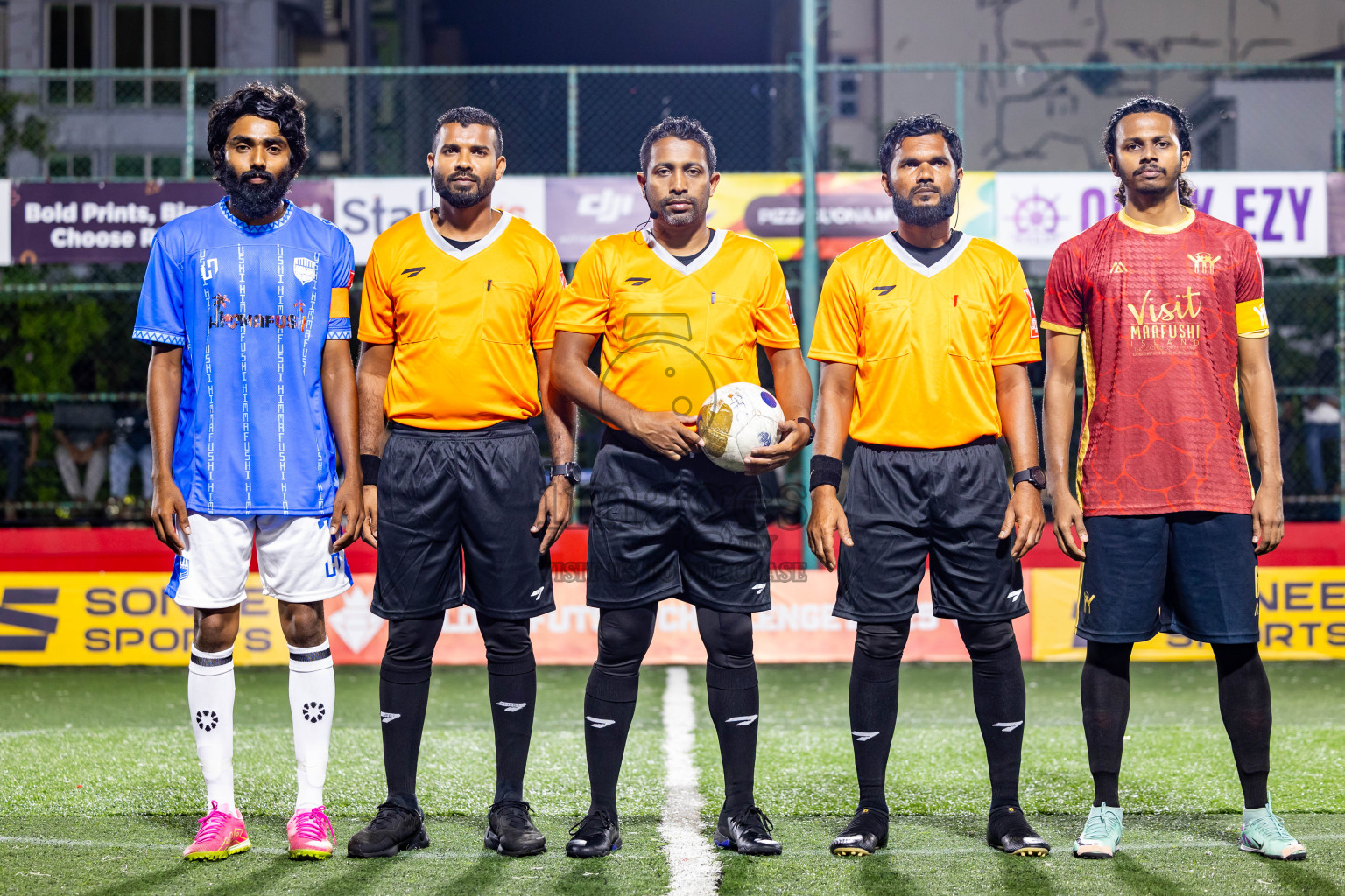 K Himmafushi vs K Maafushi on Day 18 of Golden Futsal Challenge 2025 was held on Thursday, 23rd January 2025, in Hulhumale', Maldives. Photos: Nausham Waheed / images.mv