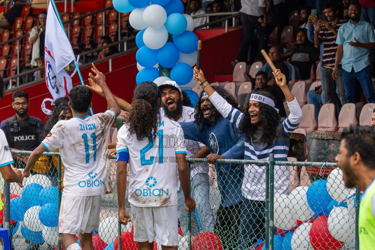 Victory SC vs Masodi SC in the Final of Second Division 2023 in Male' Maldives on Monday, 16th February 2023. Photos: Mohamed Mahfooz Moosa / images.mv