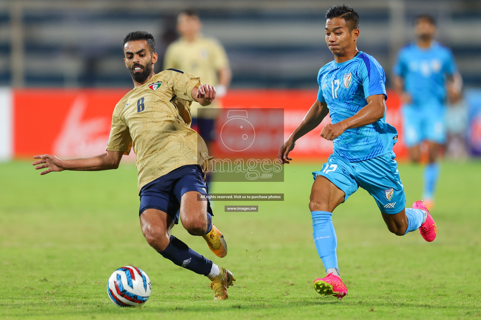 India vs Kuwait in SAFF Championship 2023 held in Sree Kanteerava Stadium, Bengaluru, India, on Tuesday, 27th June 2023. Photos: Nausham Waheed, Hassan Simah / images.mv