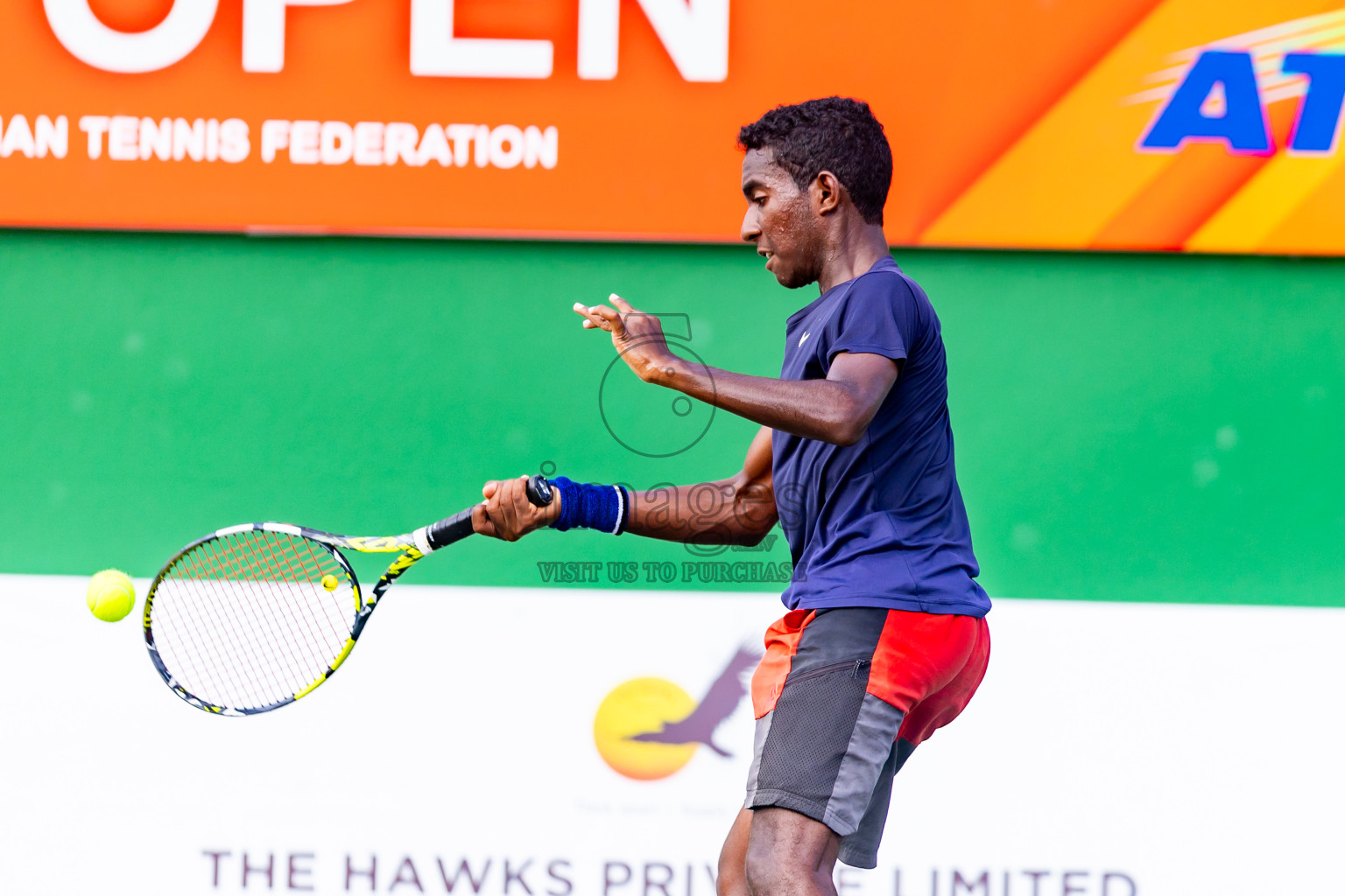 Day 5 of ATF Maldives Junior Open Tennis was held in Male' Tennis Court, Male', Maldives on Monday, 16th December 2024. Photos: Nausham Waheed/ images.mv