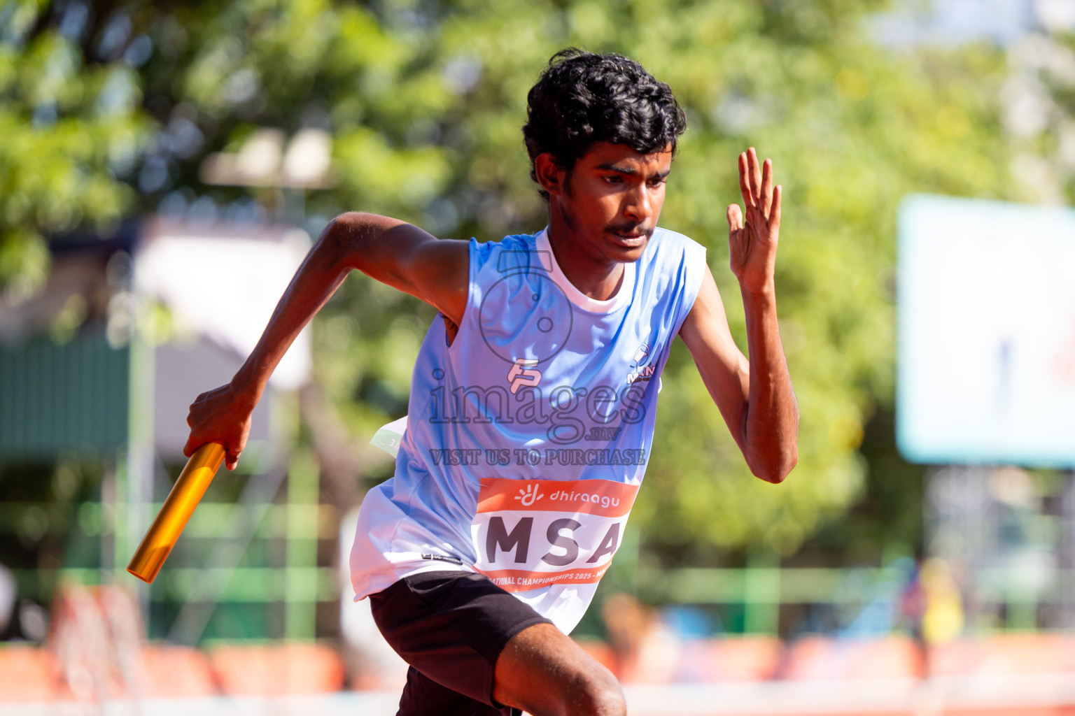 Day 3 of National Athletics Championship 2025 was held at Ekuveni Running Ground in Male', Maldives on Saturday, 16th August 2025. Photos: Nausham Waheed / images.mv