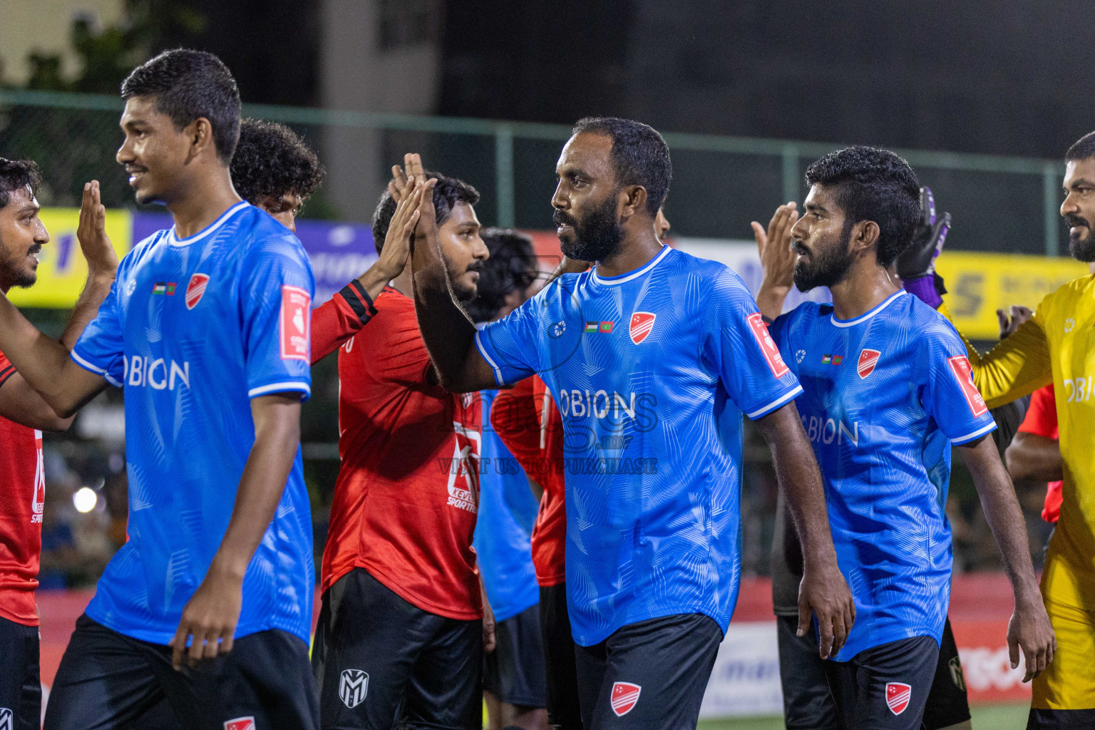 Dh Maaenbodhoo vs Dh Kudahuvadhoo in Day 4 of Golden Futsal Challenge 2024 was held on Thursday, 18th January 2024, in Hulhumale', Maldives Photos: Nausham Waheed / images.mv