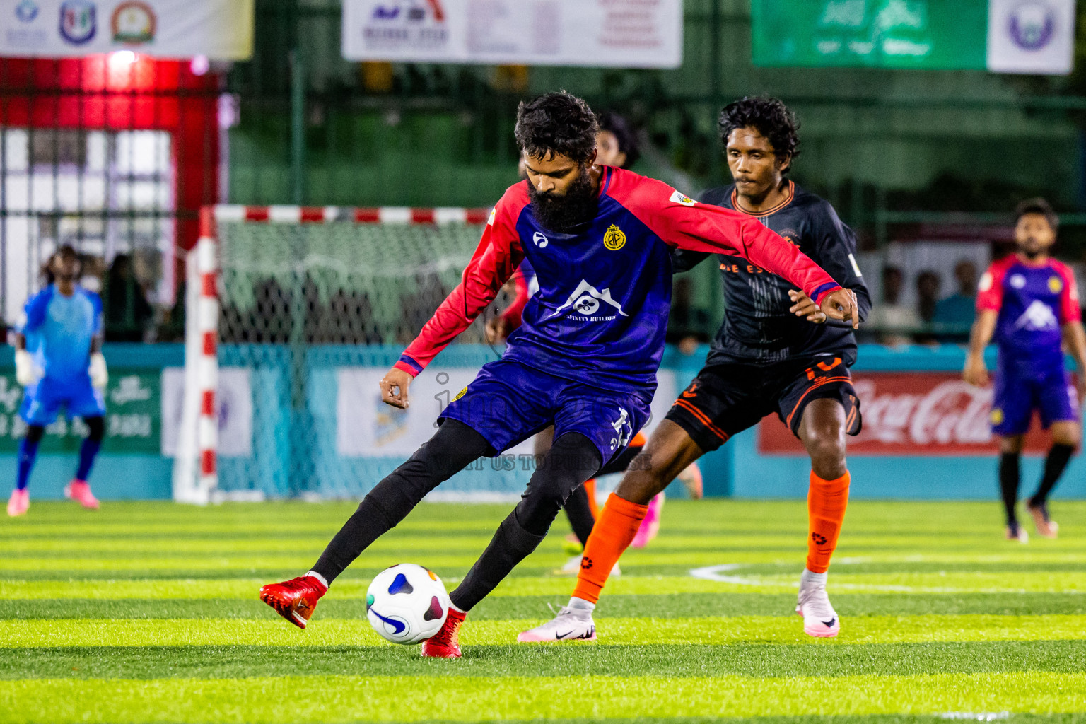 Dee Ess Kay vs Fools SC in Day 3 of Laamehi Dhiggaru Ekuveri Futsal Challenge 2024 was held on Sunday, 28th July 2024, at Dhiggaru Futsal Ground, Dhiggaru, Maldives Photos: Nausham Waheed / images.mv