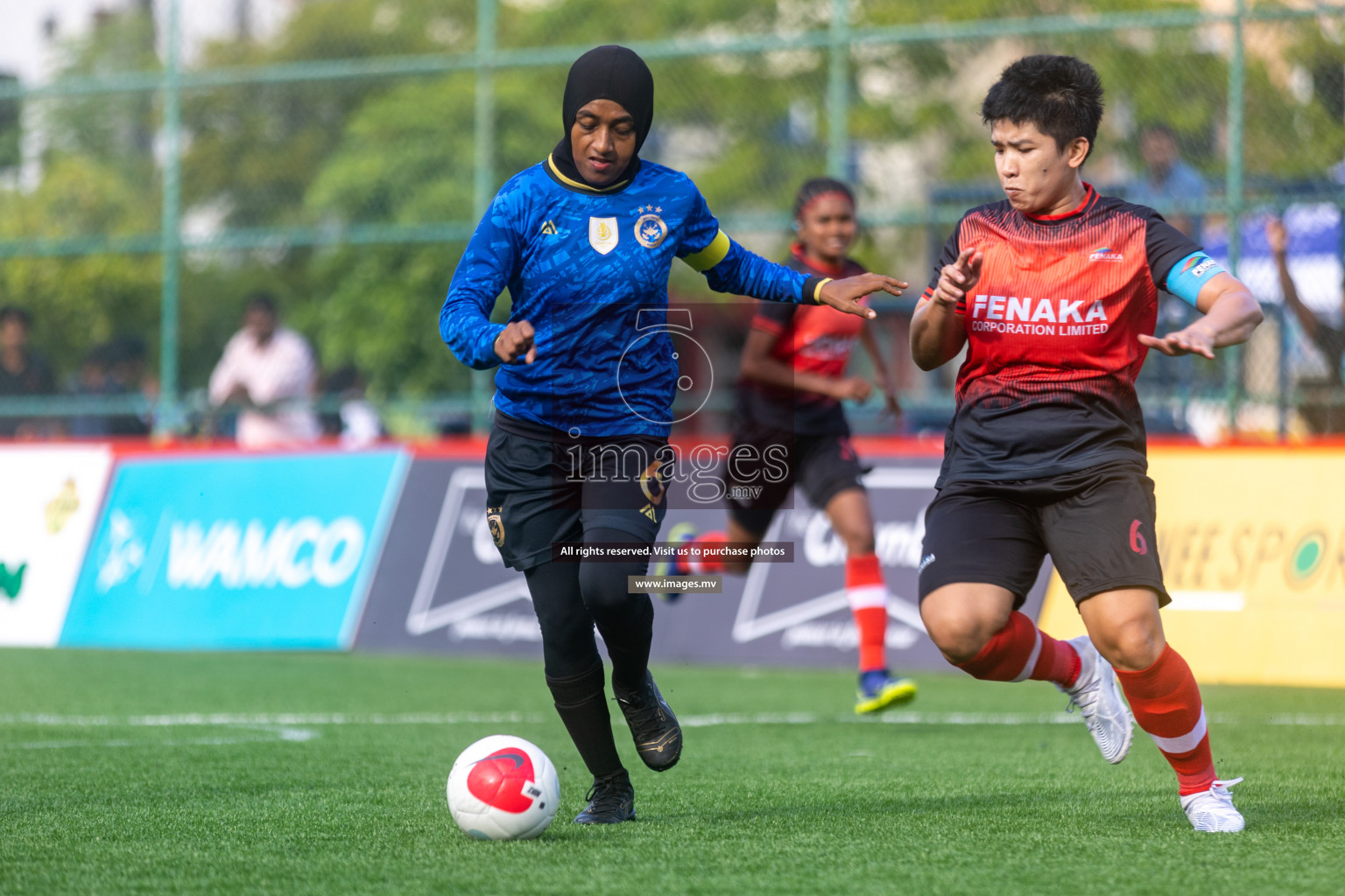 MPL vs Team Fenaka in Eighteen Thirty Women's Futsal Fiesta 2022 was held in Hulhumale', Maldives on Wednesday, 12th October 2022. Photos: Ismail Thoriq / images.mv