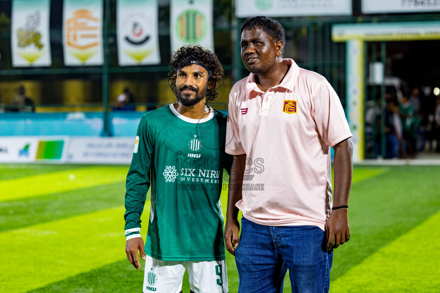 Dee Cee Jay SC vs Comienzo FC in Day 2 of Laamehi Dhiggaru Ekuveri Futsal Challenge 2025 was held on Friday, 25th July 2025, at Dhiggaru Futsal Ground, Dhiggaru, Maldives Photos: Nausham Waheed  / images.mv