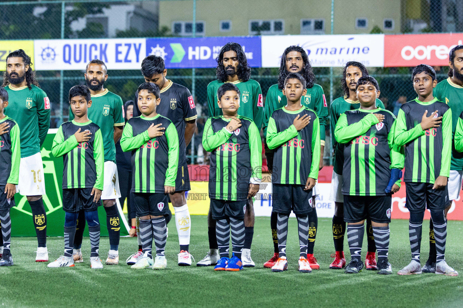 Opening of Golden Futsal Challenge 2024 with Charity Shield Match between L.Gan vs Th. Thimarafushi was held on Sunday, 14th January 2024, in Hulhumale', Maldives Photos: Nausham Waheed / images.mv