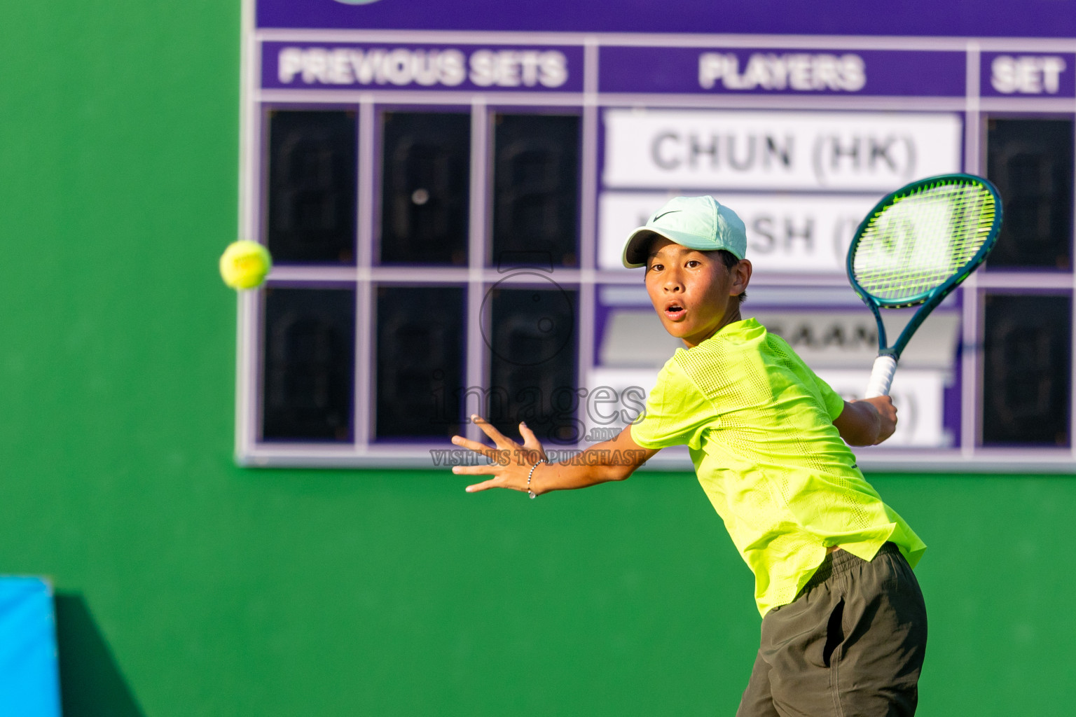 Day 3 of ATF Maldives Junior Open Tennis was held in Male' Tennis Court, Male', Maldives on Wednesday, 11th December 2024. Photos: Ismail Thoriq / images.mv