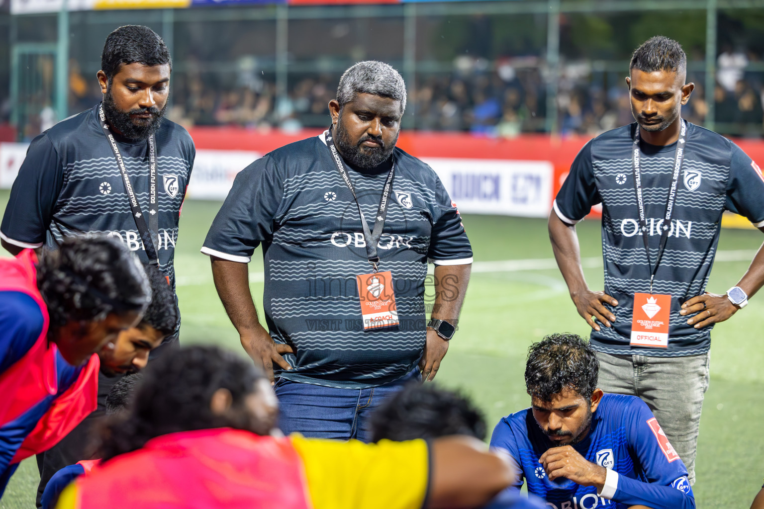 K Gaafaru vs K Kaashidhoo in Kaafu Atoll Semi Final in Day 24 of Golden Futsal Challenge 2025 was held on Tuesday , 28th January 2025, in Hulhumale', Maldives. Photos: Ismail Thoriq / images.mv