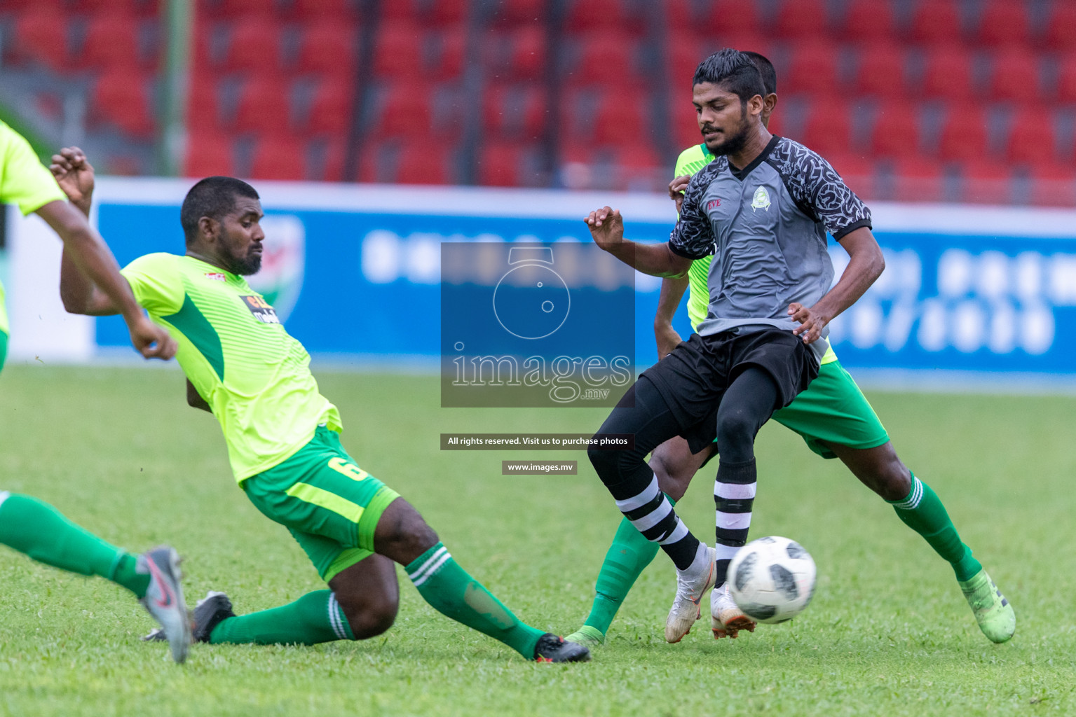 Maziya SRC vs Club Green Streets  in Dhiraagu Dhivehi Premier League 2019 held in Male', Maldives on 19th June. Photos: Suadh Abdul Sattar/images.mv