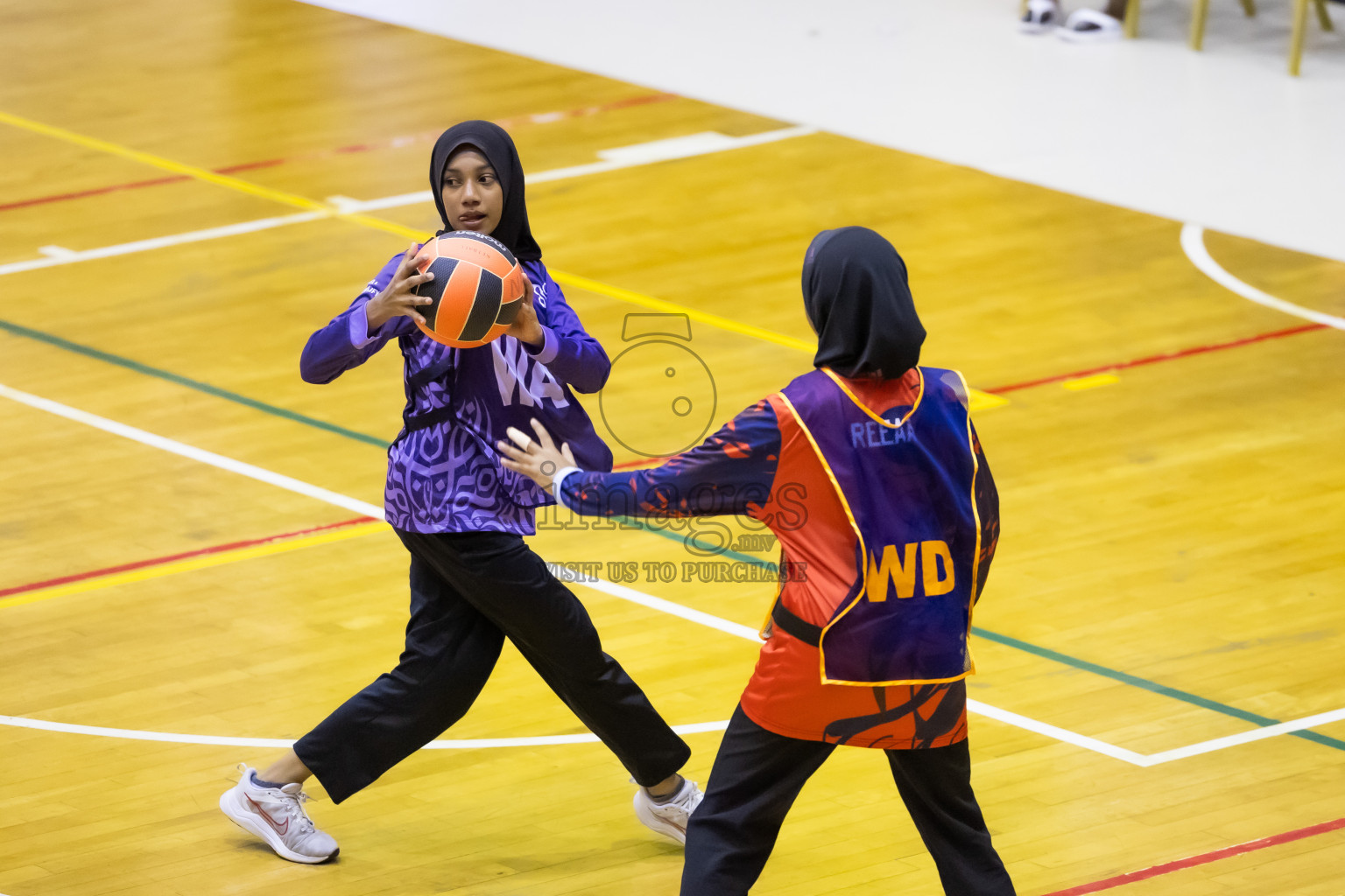 Day 11 of 25th Inter-School Netball Tournament was held in Social Center at Male', Maldives on Wednesday, 21st August 2024.