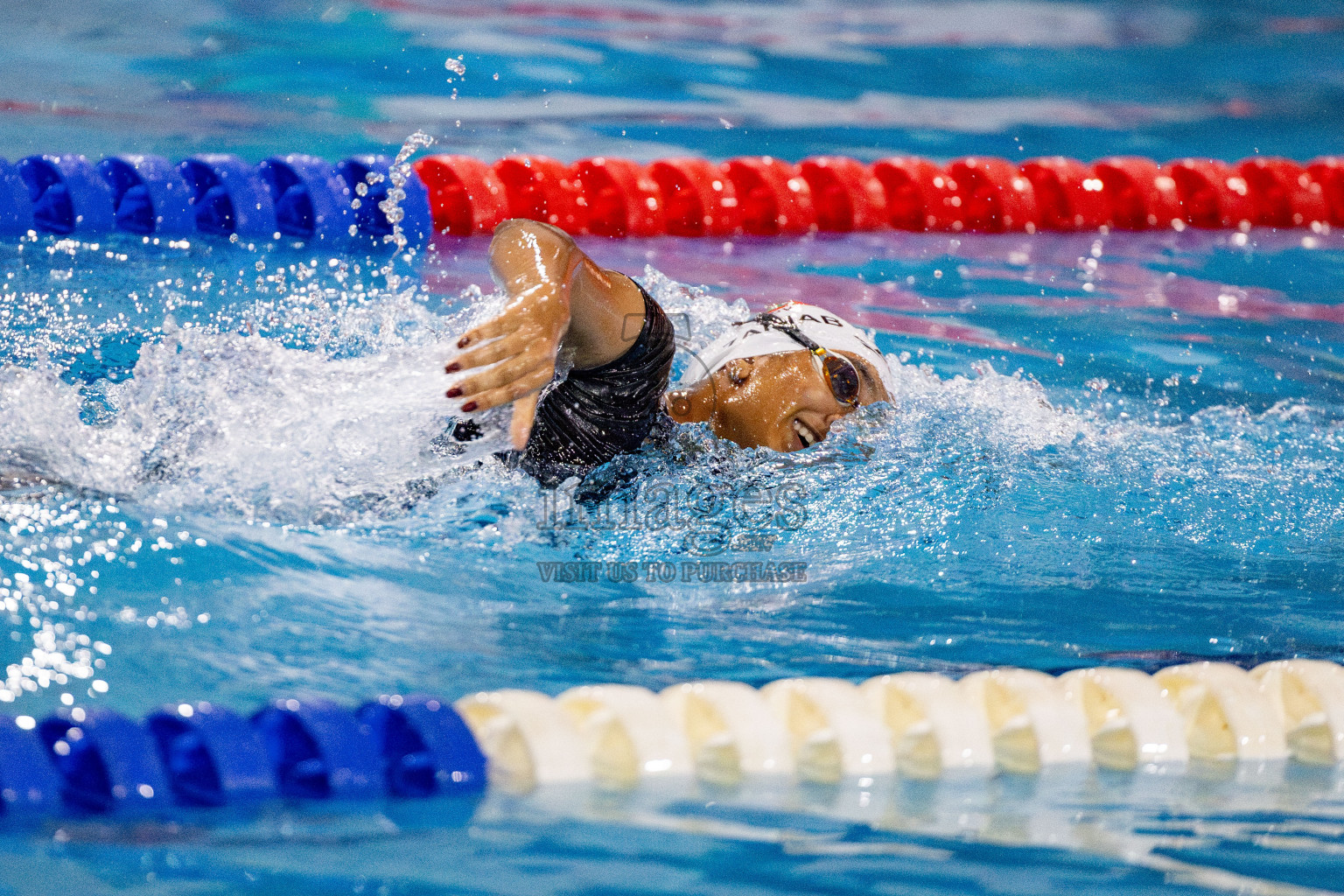 Day 4 of National Swimming Championship 2024 held in Hulhumale', Maldives on Monday, 16th December 2024. Photos: Hassan Simah / images.mv