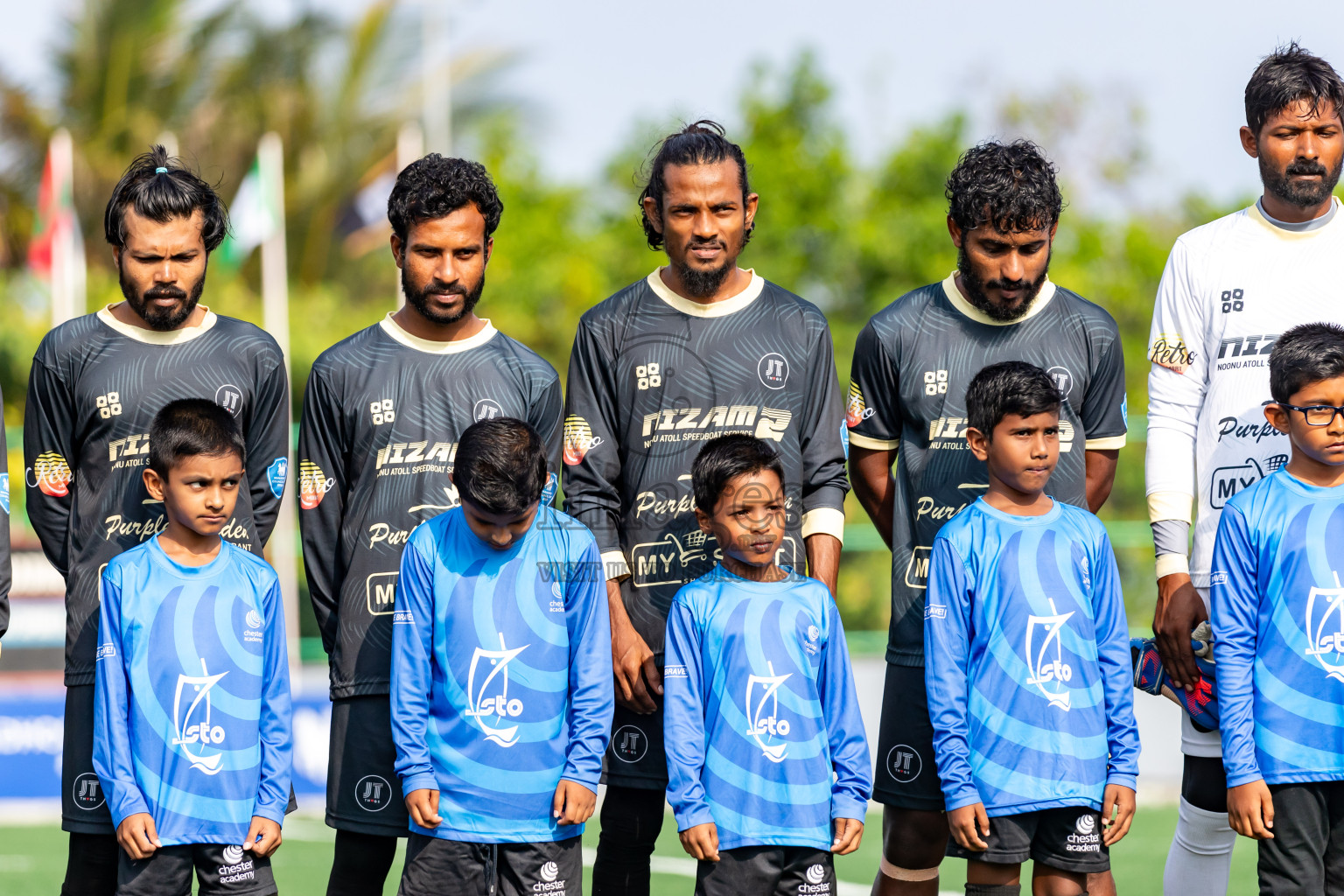 JT Sports vs Kanmathi Juniors from Final of Manadhoo Council Cup 2024 in N Manadhoo Maldives on Tuesday, 27th February 2023. Photos: Nausham Waheed / images.mv