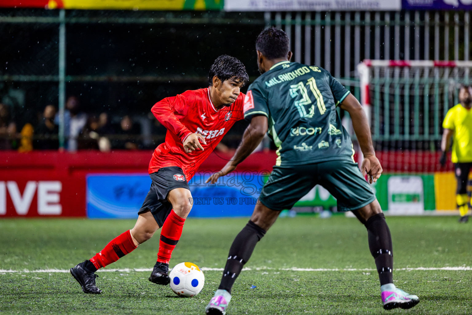 Sh Milandhoo VS Sh Maroshi in Day 6 of Golden Futsal Challenge 2025 on Friday, 6th January 2025, in Hulhumale', Maldives Photos: Nausham Waheed / images.mv