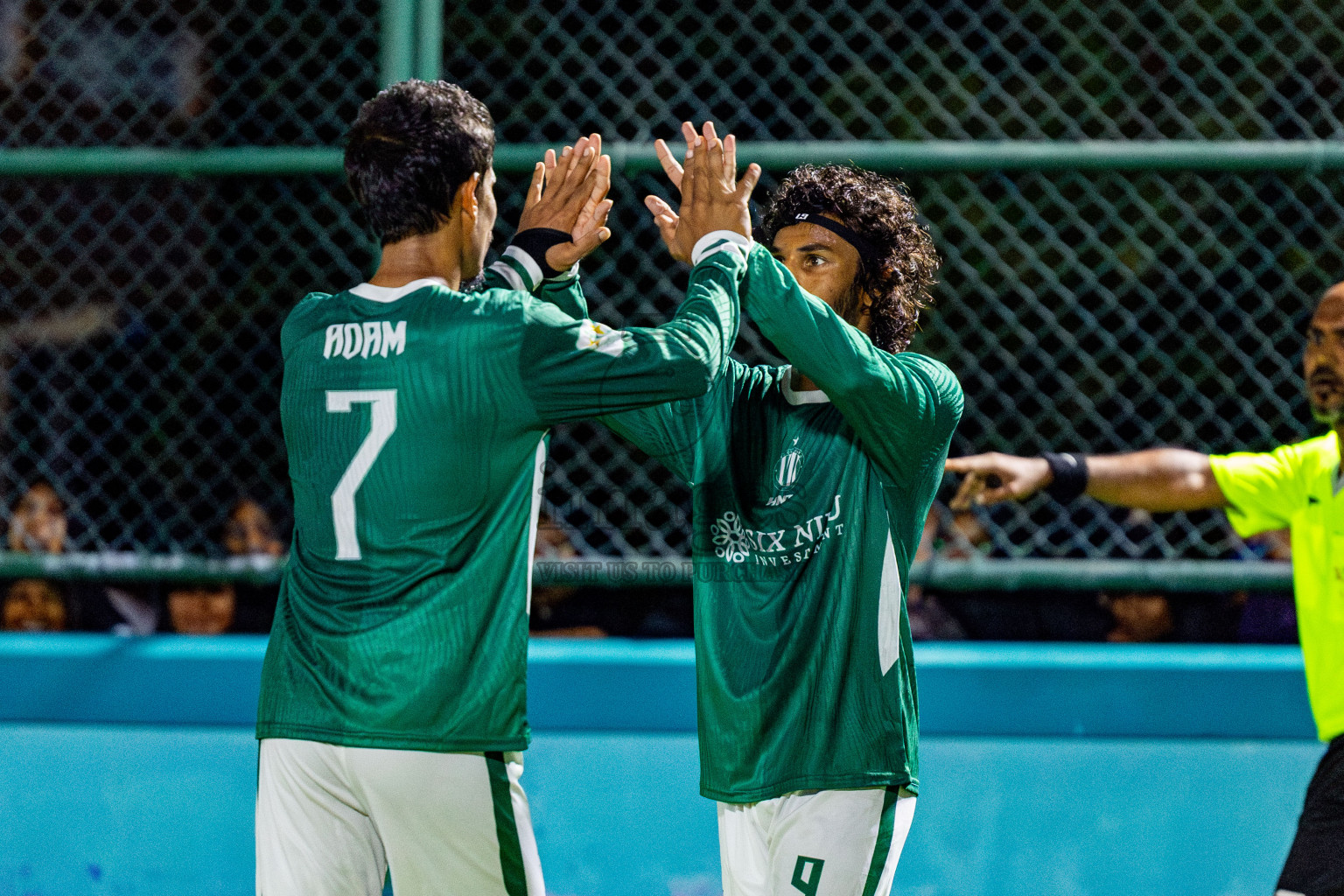 Dee Cee Jay SC vs Comienzo FC in Day 2 of Laamehi Dhiggaru Ekuveri Futsal Challenge 2025 was held on Friday, 25th July 2025, at Dhiggaru Futsal Ground, Dhiggaru, Maldives Photos: Nausham Waheed  / images.mv