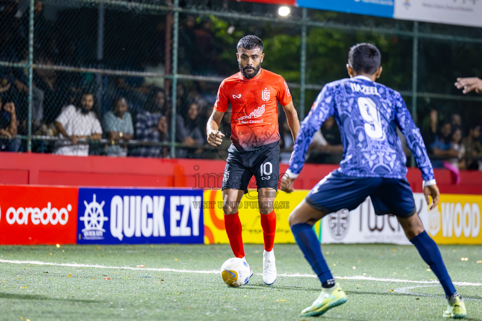 L Gan vs L Mundoo in Atoll Round Semi-Final on Day 22 of Golden Futsal Challenge 2025 was held on Sunday , 26th January 2025, in Hulhumale', Maldives.
Photos: Ismail Thoriq / images.mv