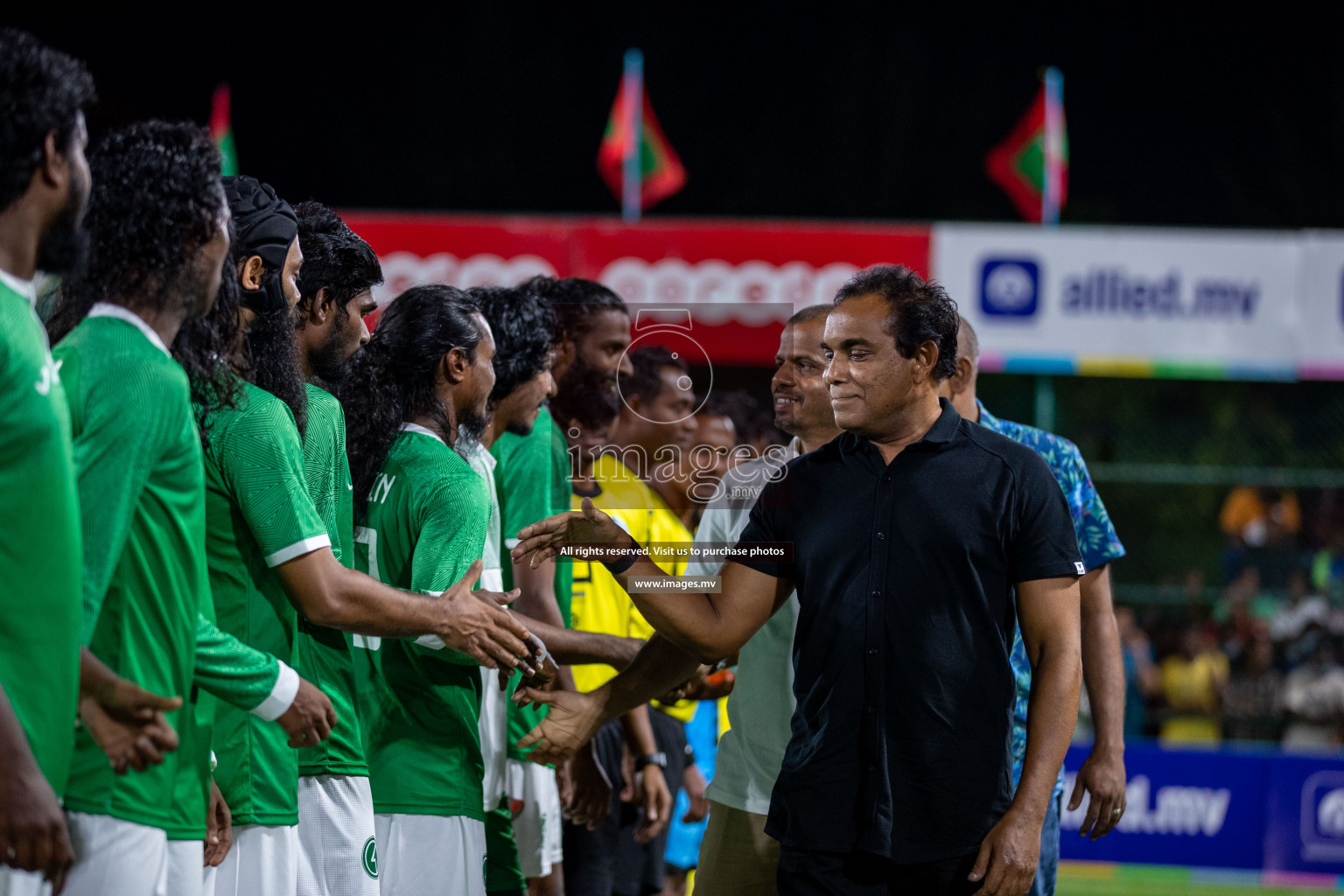 Team FSM vs Club HDC in the Quarter Finals of Club Maldives 2021 held at Hulhumale;, on 12th December 2021 Photos: Ismail Thoriq / images.mv