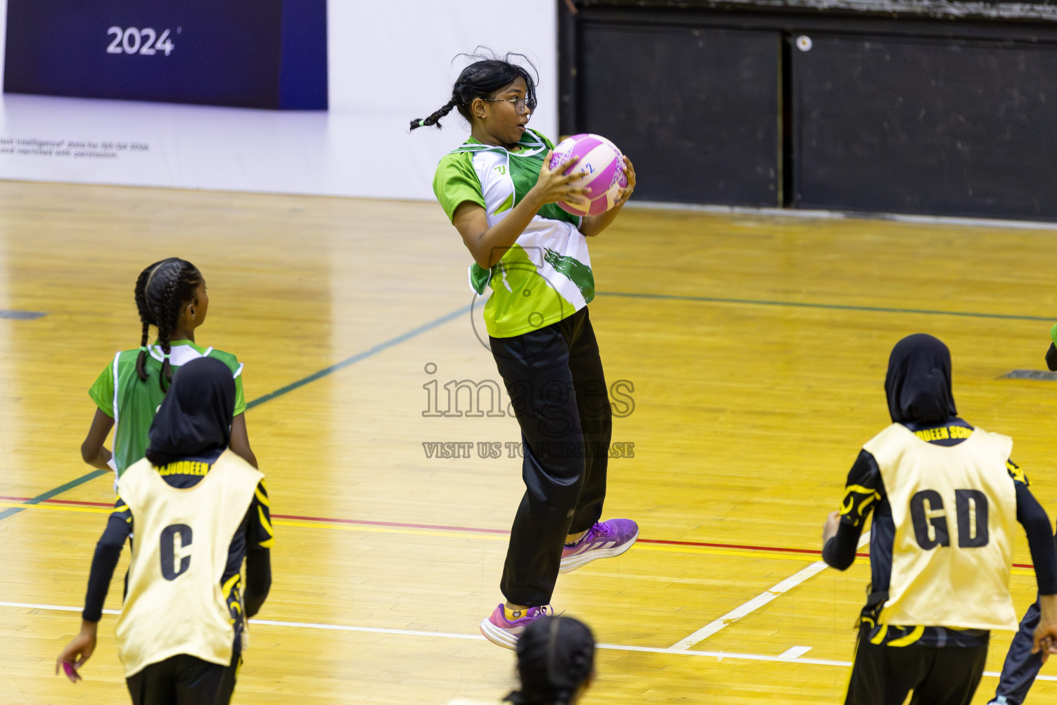 Day 1 of Inter-School Netball Tournament 2025 was held in Social Center Indoor Hall on Saturday, 18th October 2025. Photos: Areef Adam / images.mv