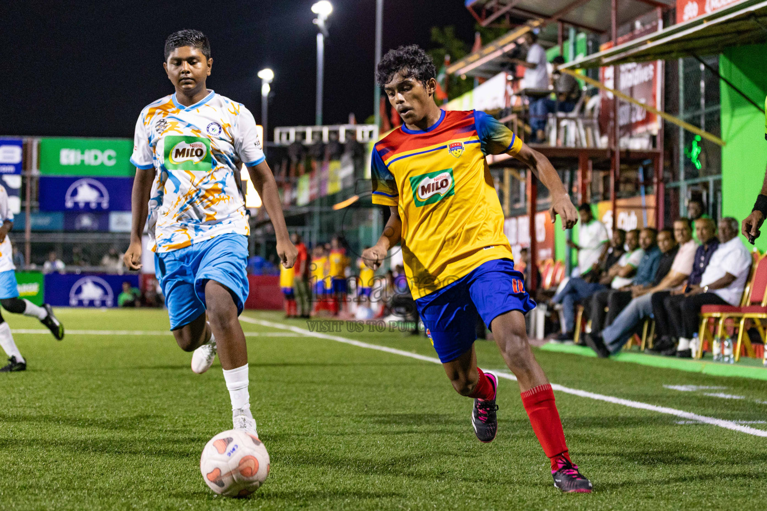 Arena vs Hawks in the Final of Milo Sector League 2025 was held in Rehendhi Futsal Ground, Hulhumale', Maldives on Tuesday, 18th November 2025. Photos: Areef Adam / images.mv