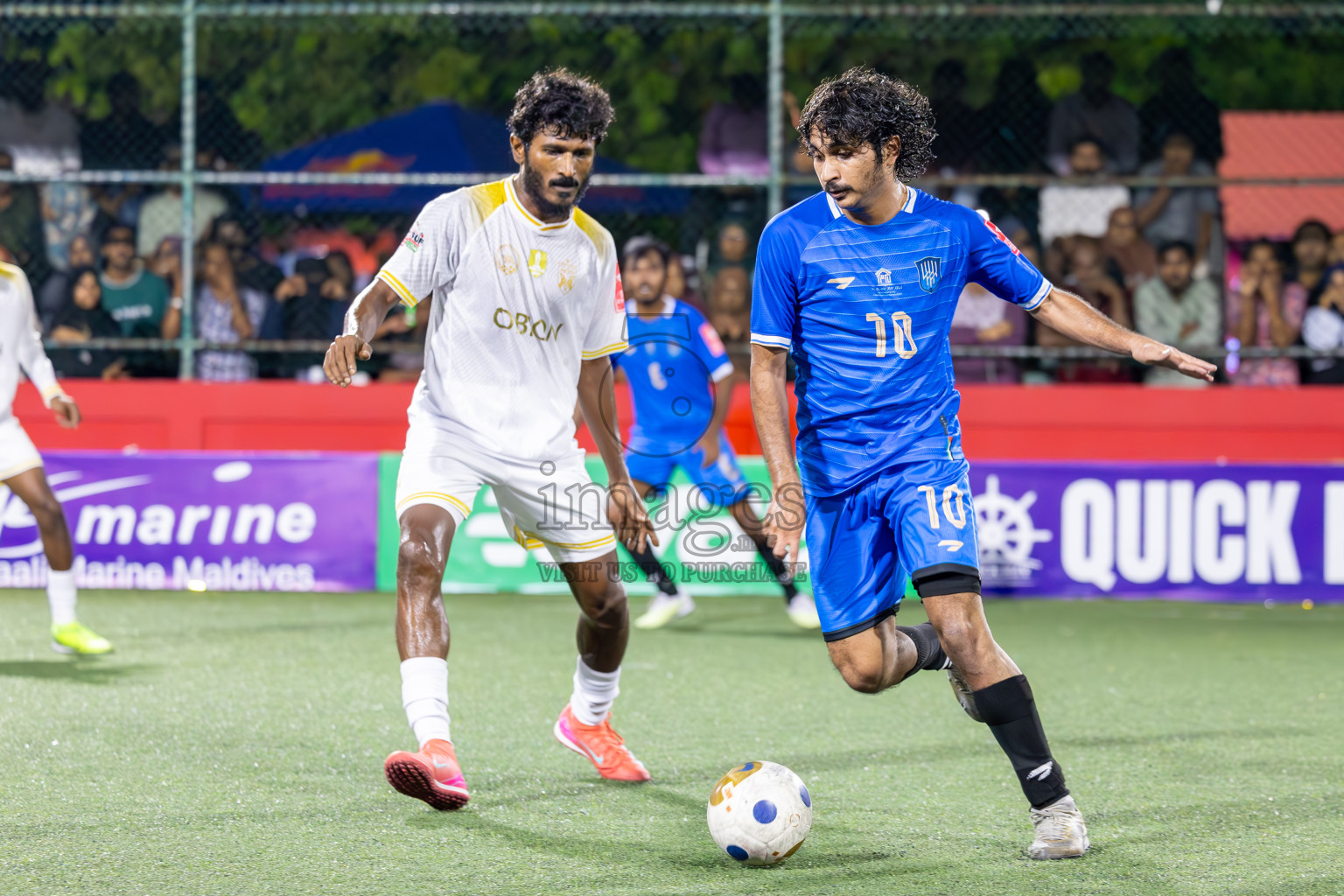 B Eydhafushi vs Lh Kurendhoo in Zone Round on Day 31 of Golden Futsal Challenge 2025 was held on Tuesday, 4th February 2025, in Hulhumale', Maldives.
Photos: Ismail Thoriq / images.mv