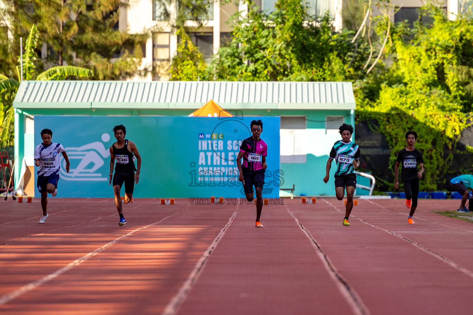 Day 1 of MWSC Interschool Athletics Championships 2024 held in Hulhumale Running Track, Hulhumale, Maldives on Saturday, 9th November 2024. 
Photos by: Hassan Simah / Images.mv