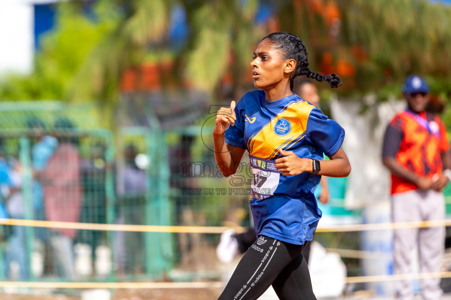 Day 2 of MWSC Interschool Athletics Championships 2024 held in Hulhumale Running Track, Hulhumale, Maldives on Sunday, 10th November 2024. 
Photos by:  Hassan Simah / Images.mv