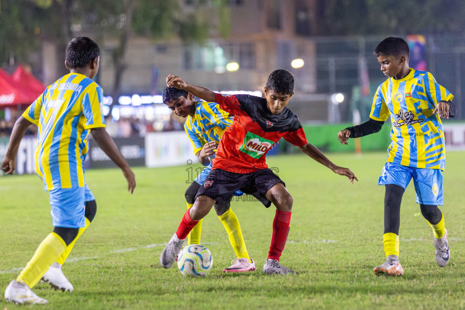 TC vs Valencia  (U12) in Day 5 of Dhivehi Youth League 2024 held at Henveiru Stadium on Friday 29th November 2024. Photos: Shuu Abdul Sattar/ Images.mv