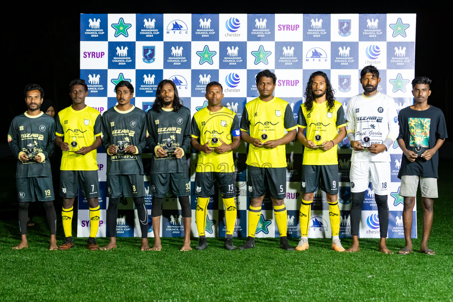 JT Sports vs Kanmathi Juniors from Final of Manadhoo Council Cup 2024 in N Manadhoo Maldives on Tuesday, 27th February 2023. Photos: Nausham Waheed / images.mv