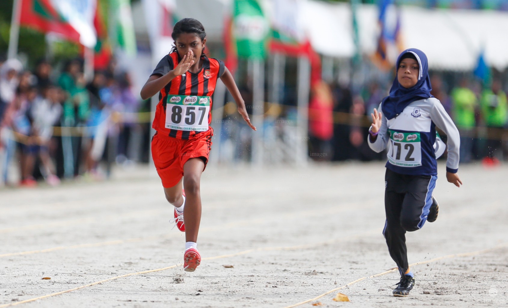 Interschool Athletics held from 2 - 5 September 2016 in Male', Maldives, Saturday, 3, September 2016.(Images.mv Photo/ Abdulla Abeedh). 