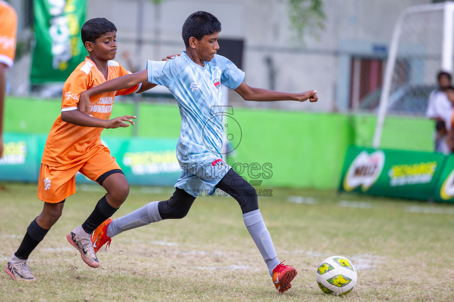 Day 3 of MILO Academy Championship 2025 (U-12) was held at Henveiru Stadium in Male', Maldives on Saturday, 3rd May 2025. Photos: Ismail Thoriq / images.mv