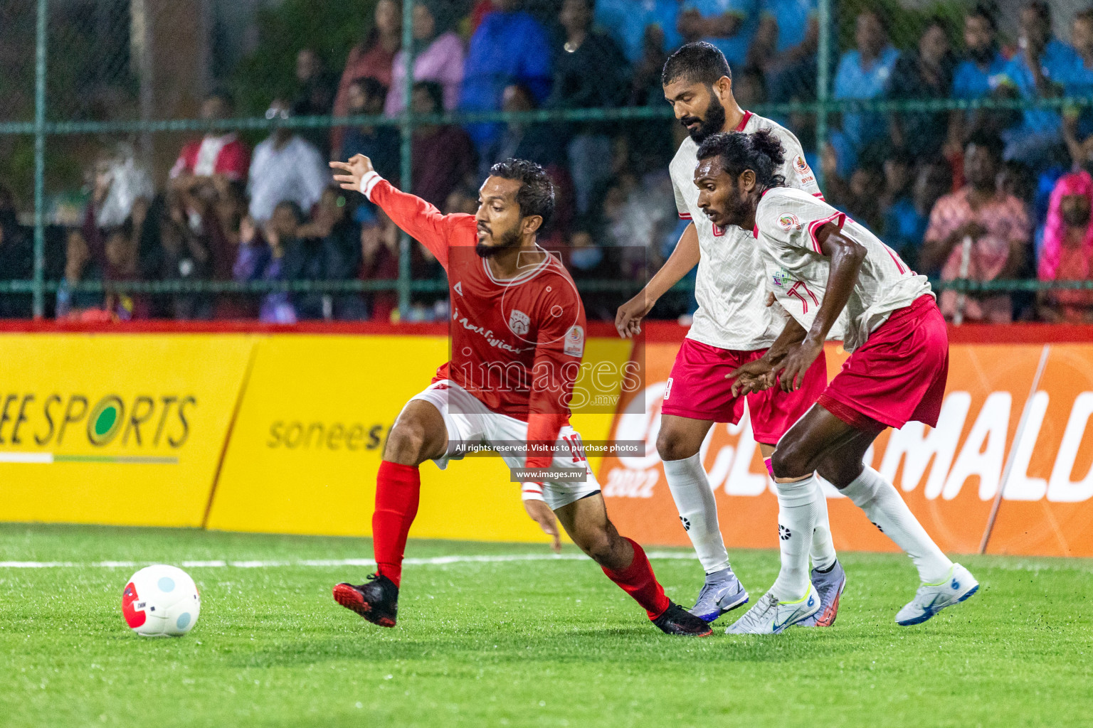 Team MCC vs Maldivian in Club Maldives Cup 2022 was held in Hulhumale', Maldives on Thursday, 13th October 2022. Photos: Ismail Thoriq/ images.mv