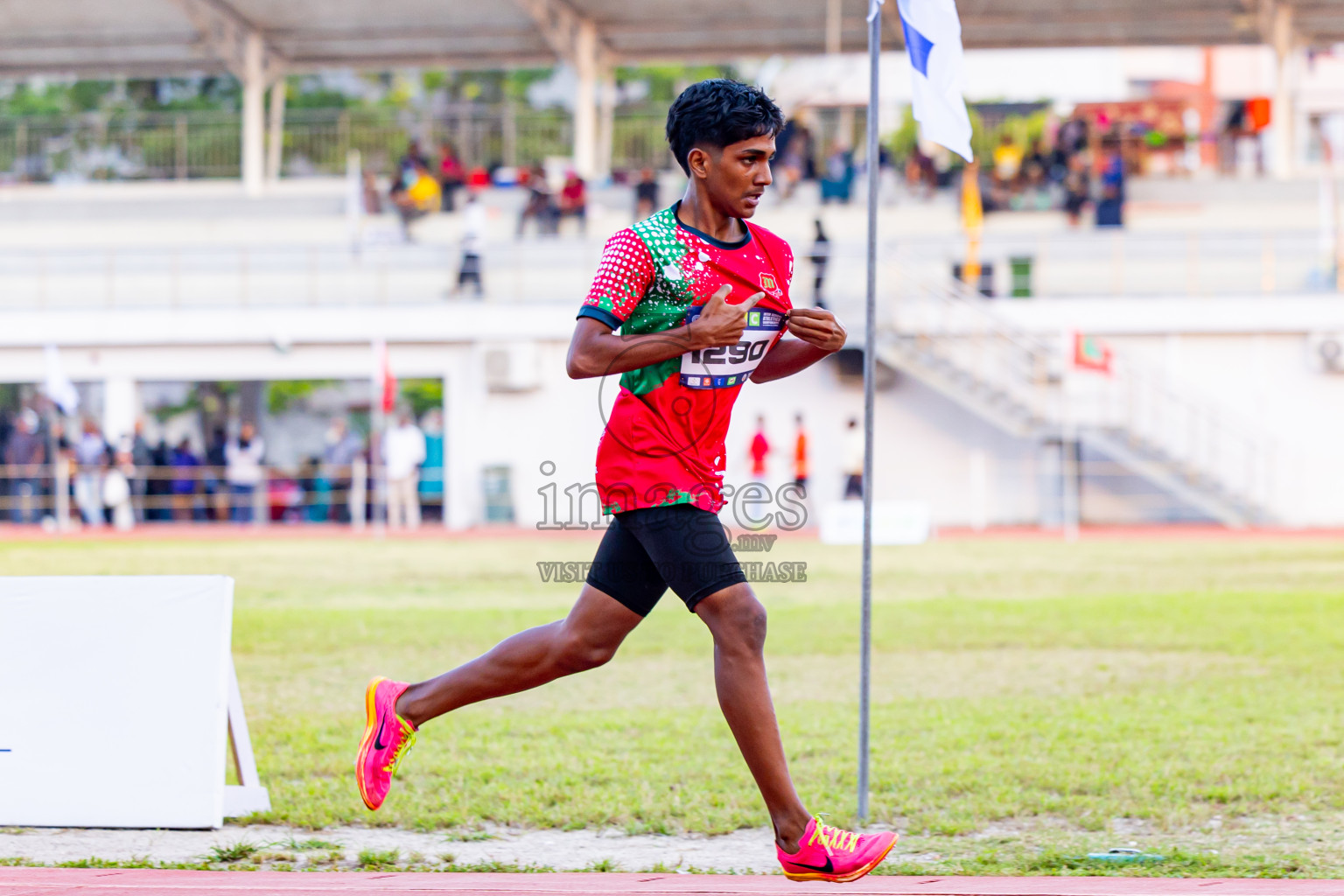 Day 3 of MWSC Interschool Athletics Championships 2024 held in Hulhumale Running Track, Hulhumale, Maldives on Monday, 11th November 2024. Photos by: Nausham Waheed / Images.mv