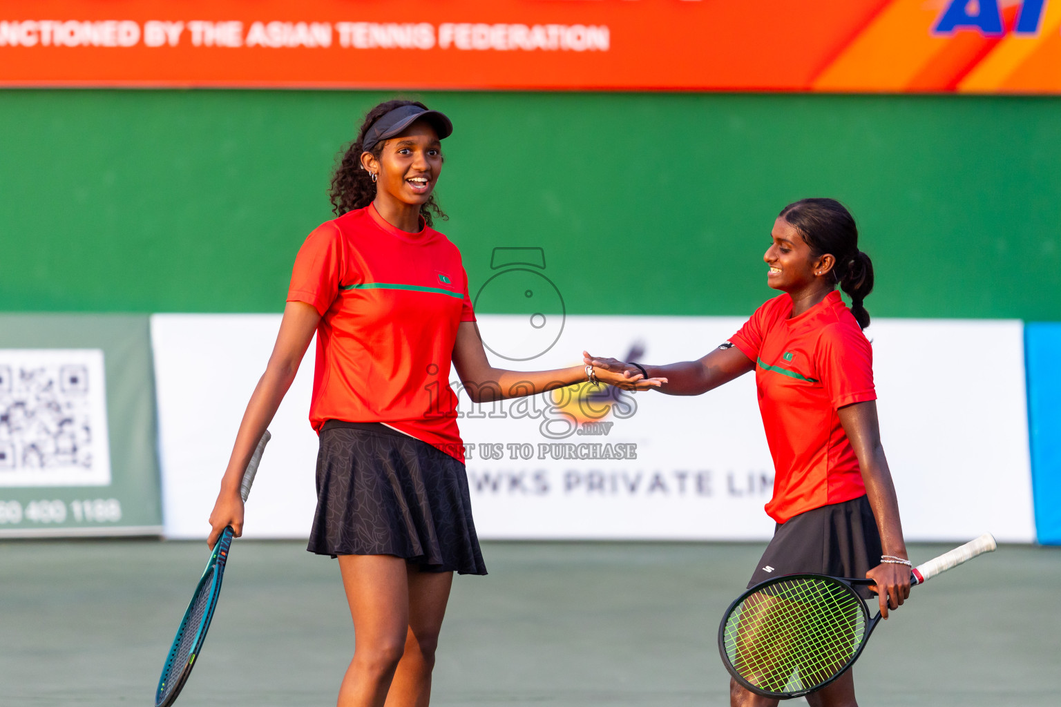 Day 4 of ATF Maldives Junior Open Tennis was held in Male' Tennis Court, Male', Maldives on Thursday, 12th December 2024. Photos: Nausham Waheed/ images.mv