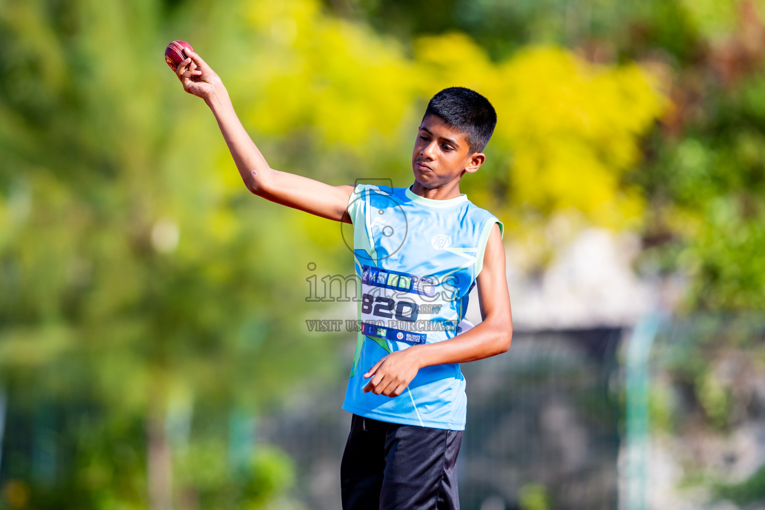 Day 6 of MWSC Interschool Athletics Championships 2024 held in Hulhumale Running Track, Hulhumale, Maldives on Thursday, 14th November 2024. Photos by: Nausham Waheed / Images.mv