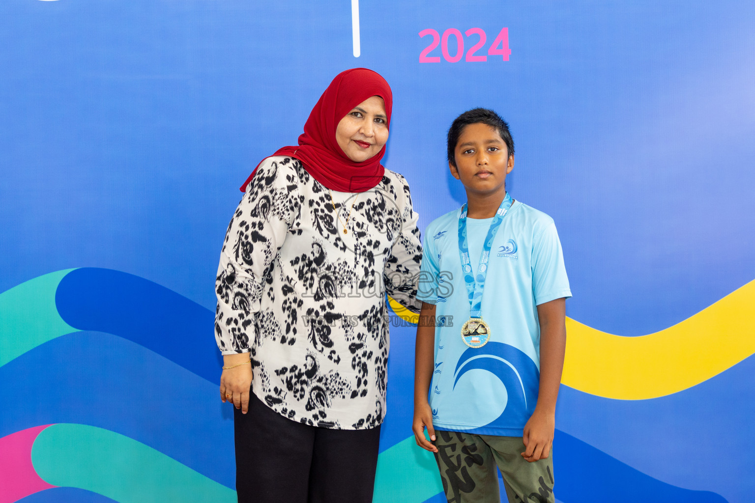 Closing of BML 5th National Swimming Kids Festival 2024 held in Hulhumale', Maldives on Saturday, 23rd November 2024.
Photos: Ismail Thoriq / images.mv