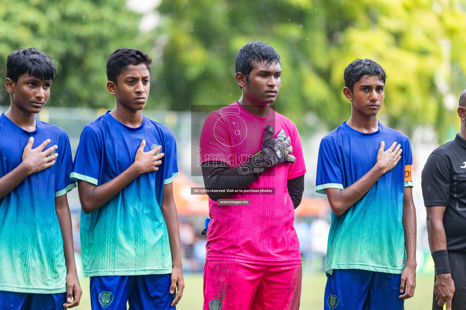 Day 2 of MILO Academy Championship 2023 (u14) was held in Henveyru Stadium Male', Maldives on 4th November 2023. Photos: Nausham Waheed / images.mv