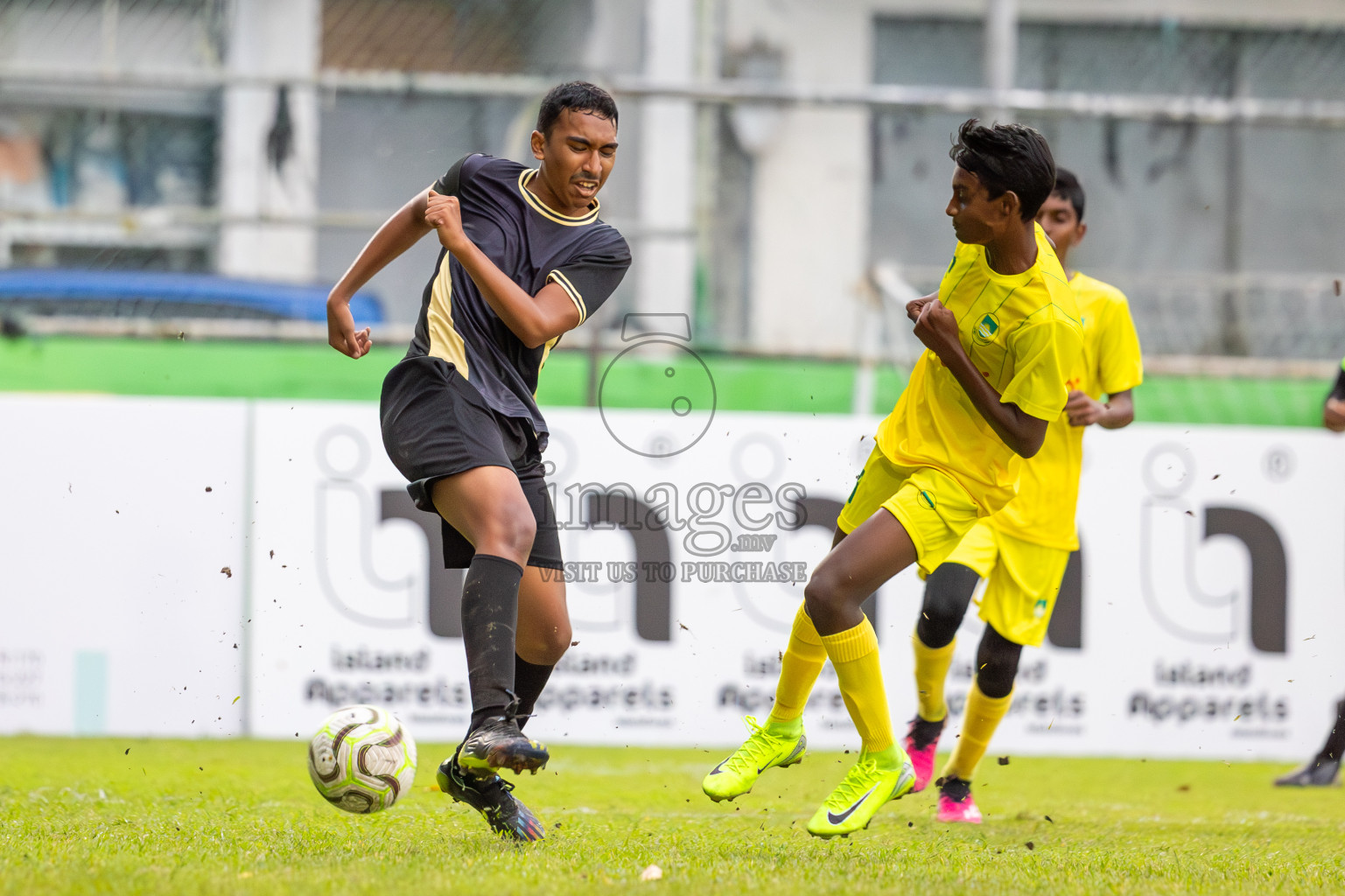 Eagles vs Maziya (U14) in Dhivehi Youth League 2024 - Day 2. Matches held at Henveiru Stadium on 22nd November 2024 , Friday. Photos: Shuu Abdul Sattar/ Images.mv