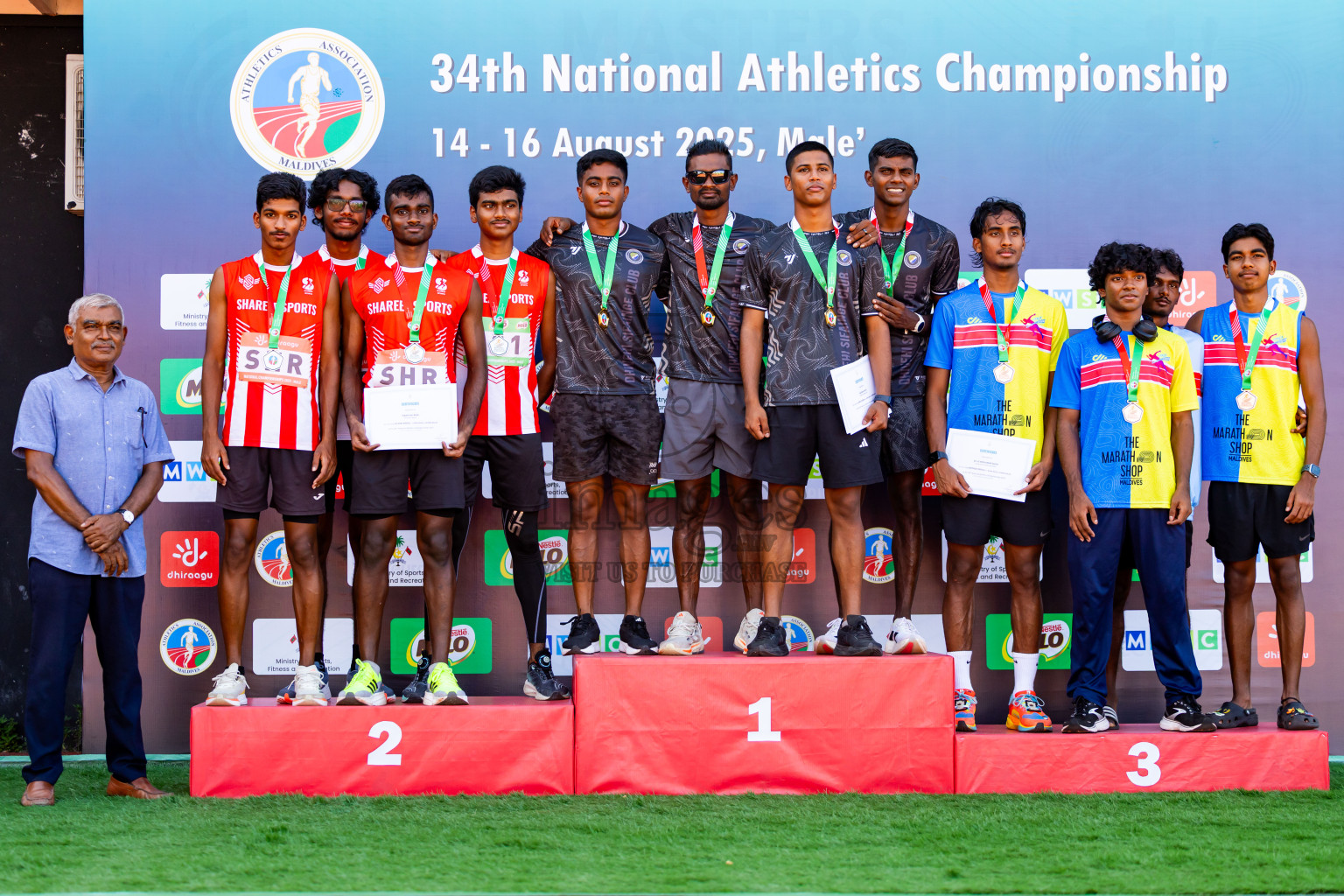 Day 3 of National Athletics Championship 2025 was held at Ekuveni Running Ground in Male', Maldives on Saturday, 16th August 2025. Photos: Nausham Waheed / images.mv
