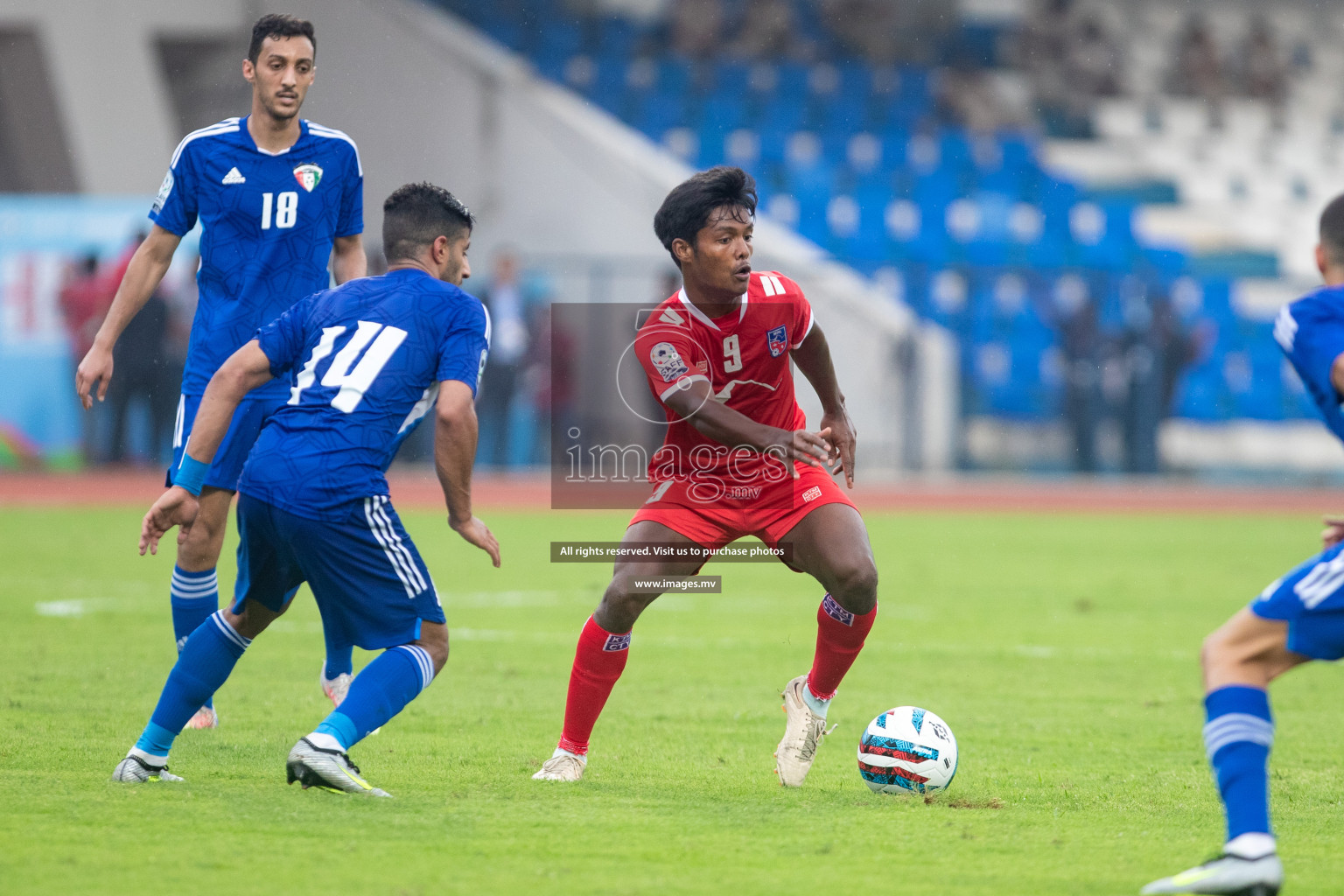 Kuwait vs Nepal in the opening match of SAFF Championship 2023 held in Sree Kanteerava Stadium, Bengaluru, India, on Wednesday, 21st June 2023. Photos: Nausham Waheed / images.mv