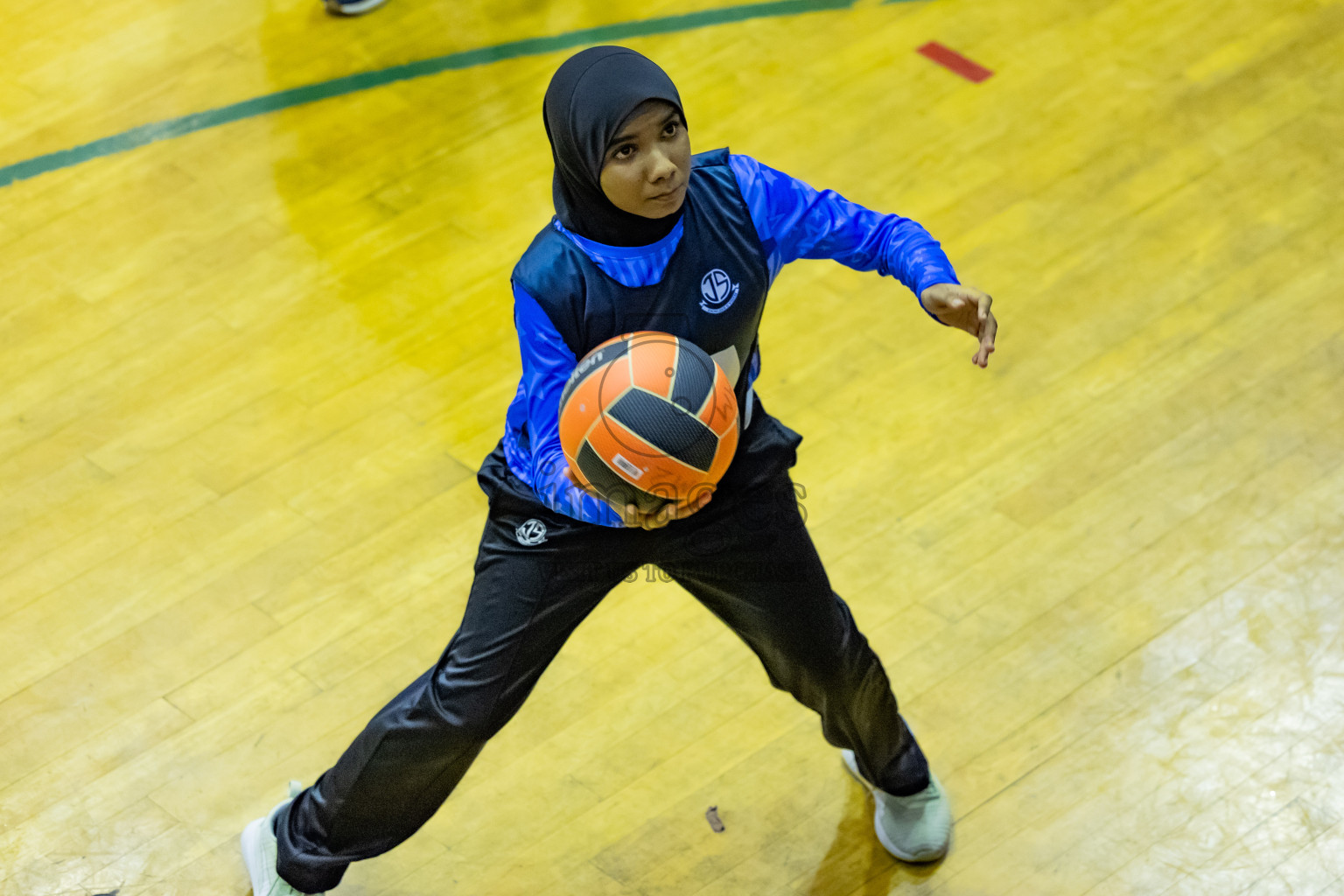 Day 12 of 25th Inter-School Netball Tournament was held in Social Center at Male', Maldives on Thursday, 22nd August 2024.