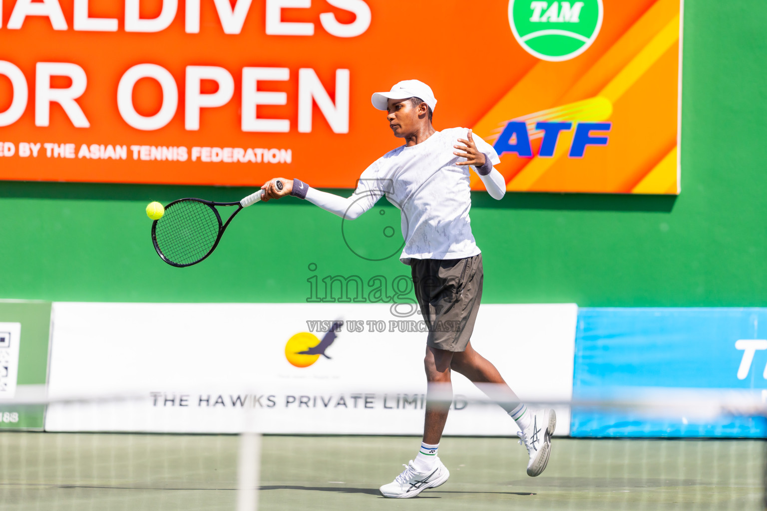 Day 2 of ATF Maldives Junior Open Tennis was held in Male' Tennis Court, Male', Maldives on Tuesday, 10th December 2024. Photos: Nausham Waheed / images.mv