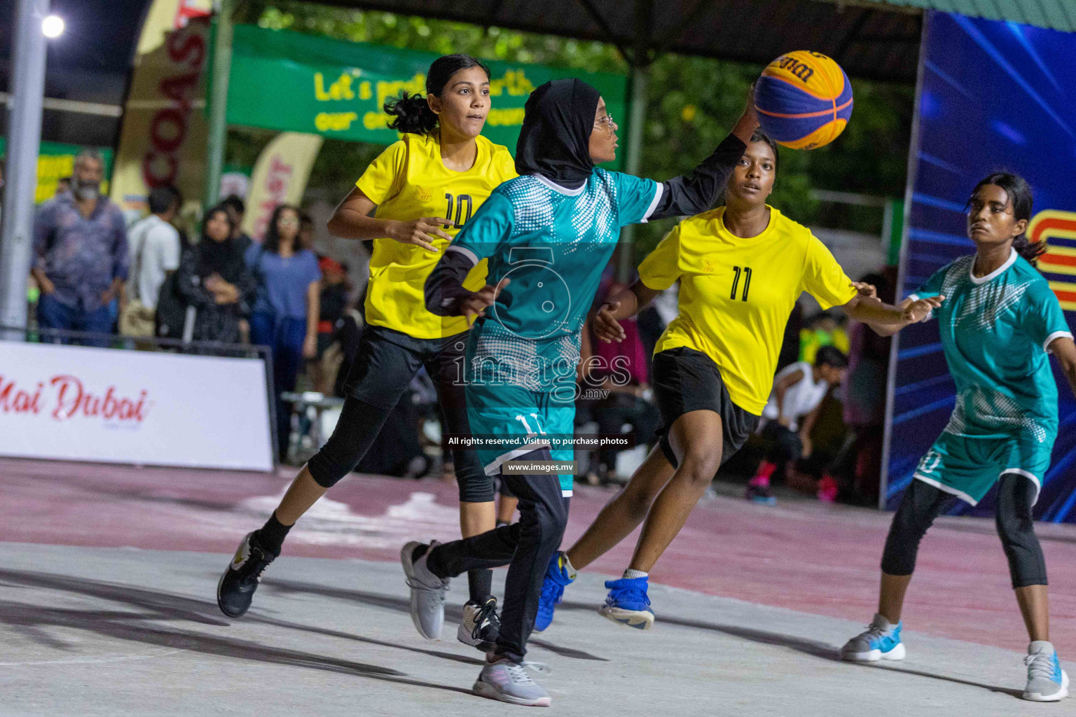 Day4 of Slamdunk by Sosal on 15th April 2023 held in Male'. Photos: Ismail Thoriq / images.mv