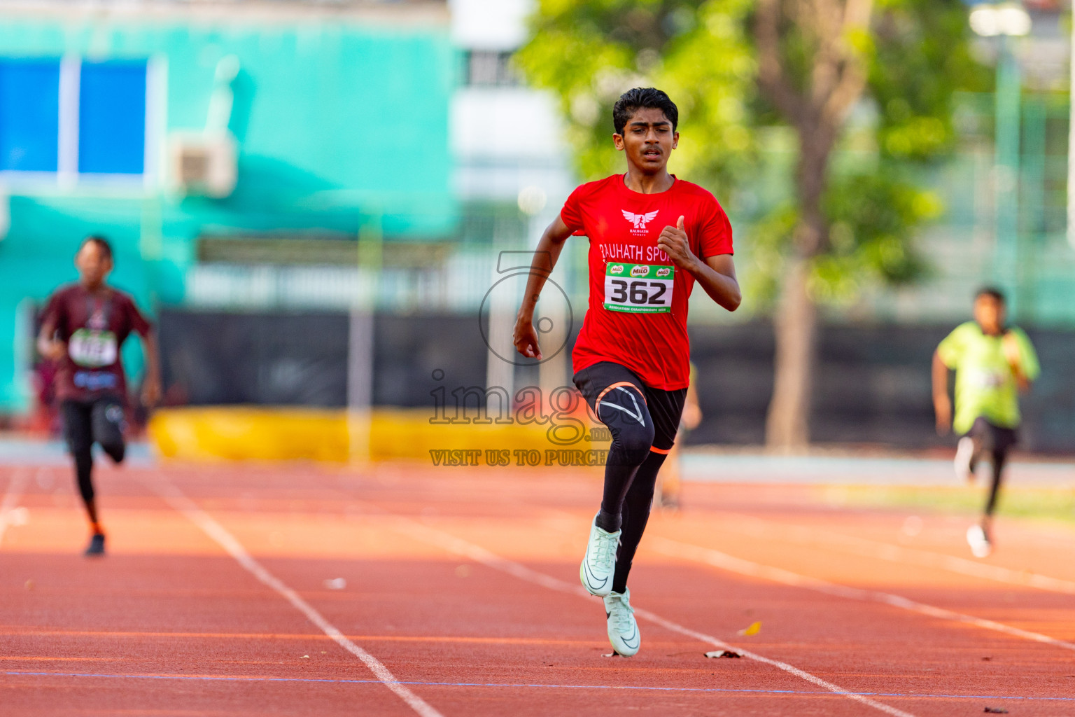 Day 2 of MILO Athletics Association Championship was held on Wednesday, 6th May 2024 in Male', Maldives. Photos: Nausham Waheed