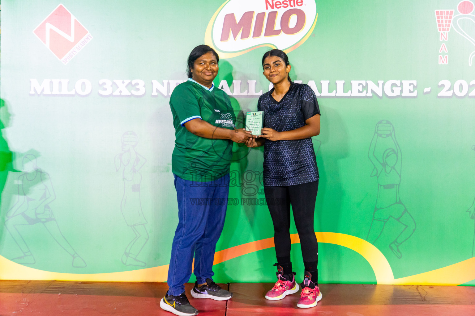 Final of MILO 3x3 Netball Challenge 2024 was held in Ekuveni Netball Court at Male', Maldives on Thursday, 20th March 2024. Photos: Nausham Waheed / images.mv